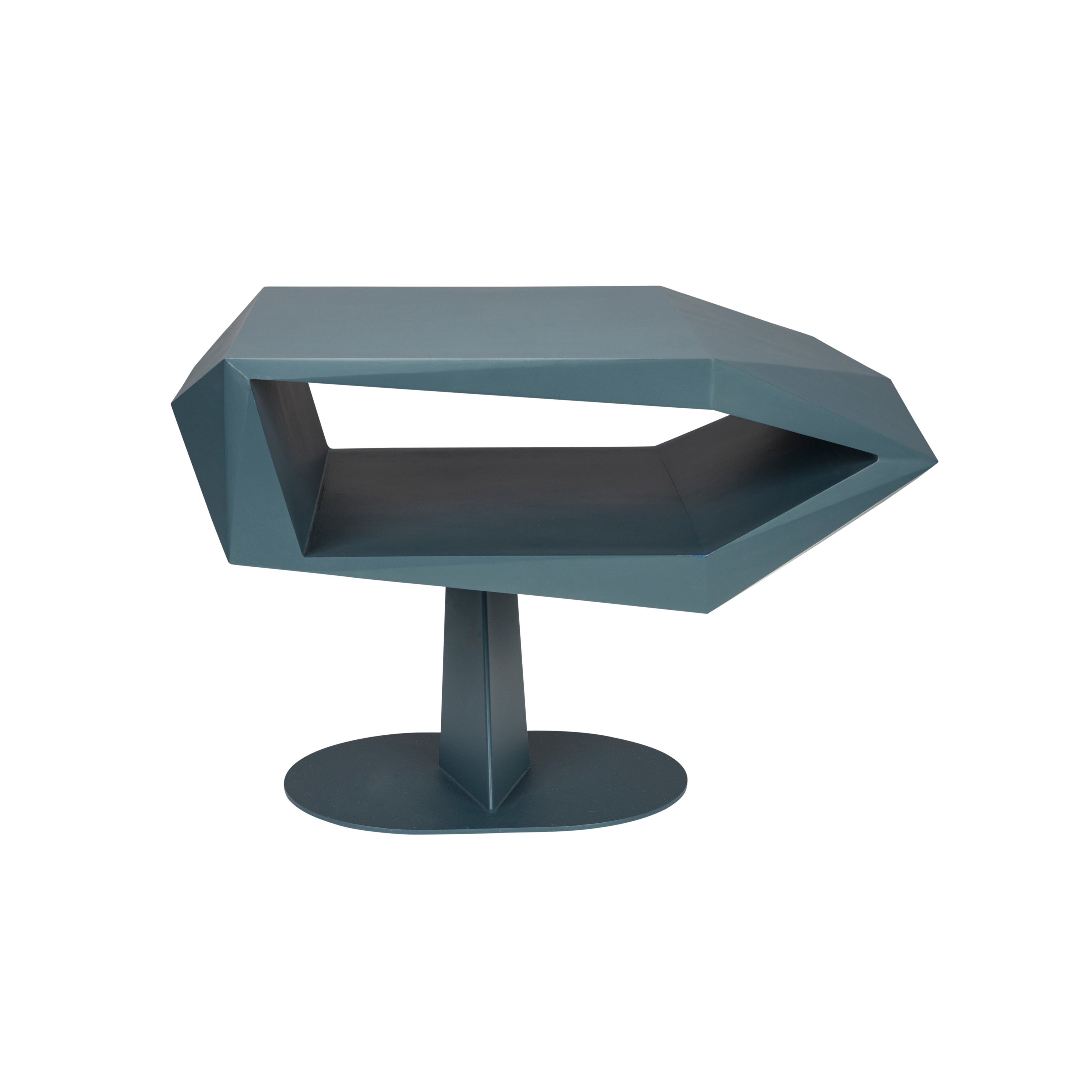 Beistelltisch NORTH - SPACE BLACK granatblau