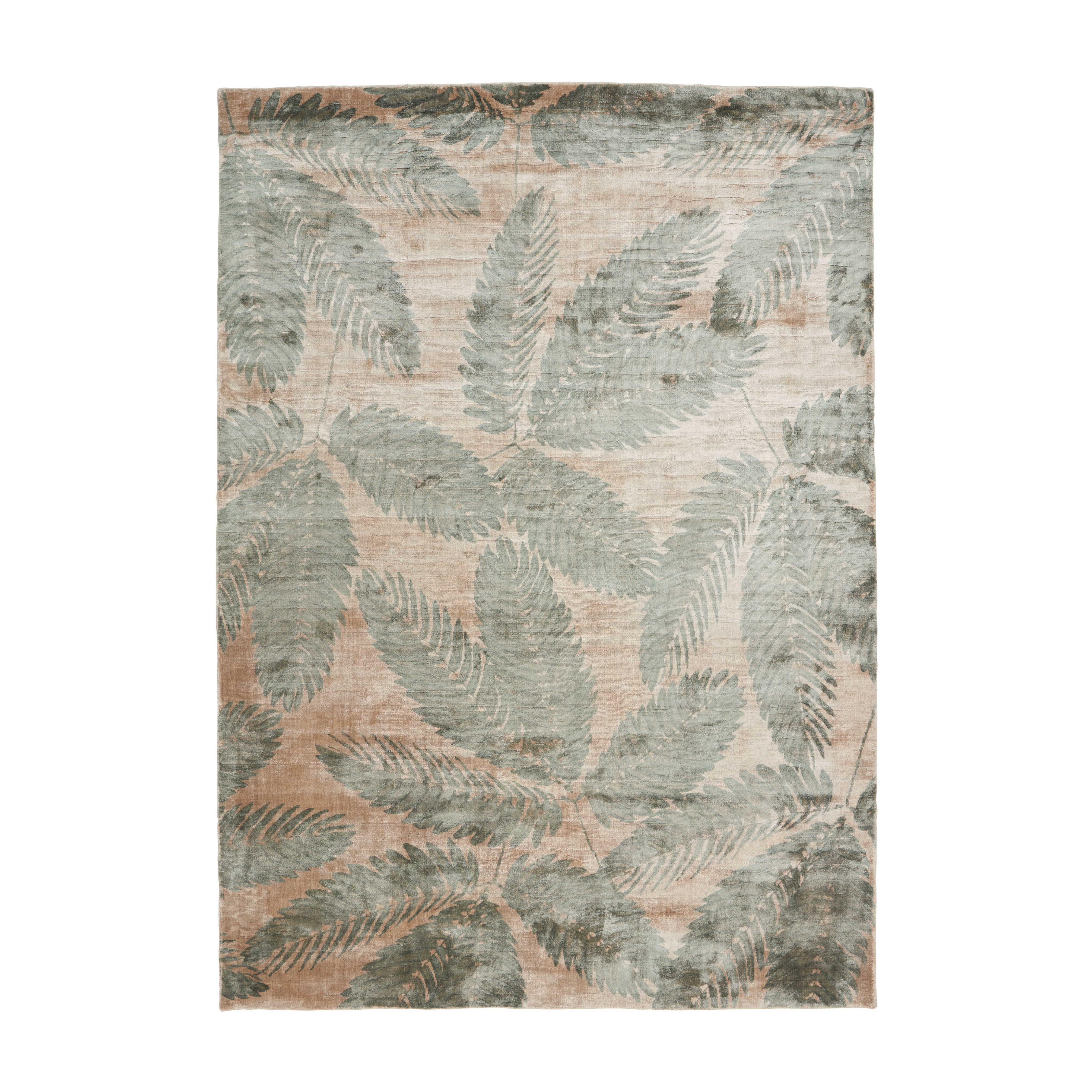Teppich AMBROSIA beige mit grünem