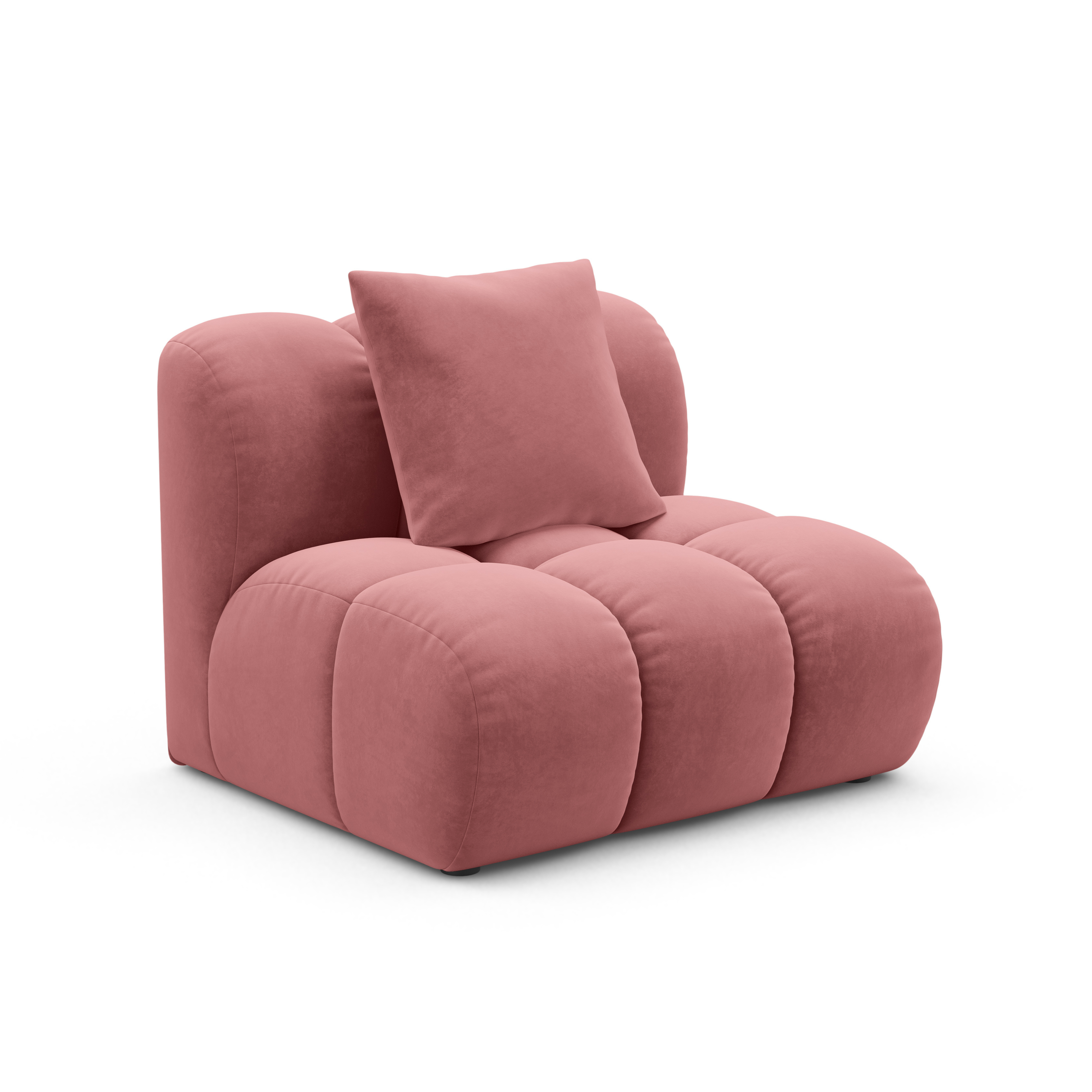 Velvet Armchair / Module ASTRO Pink