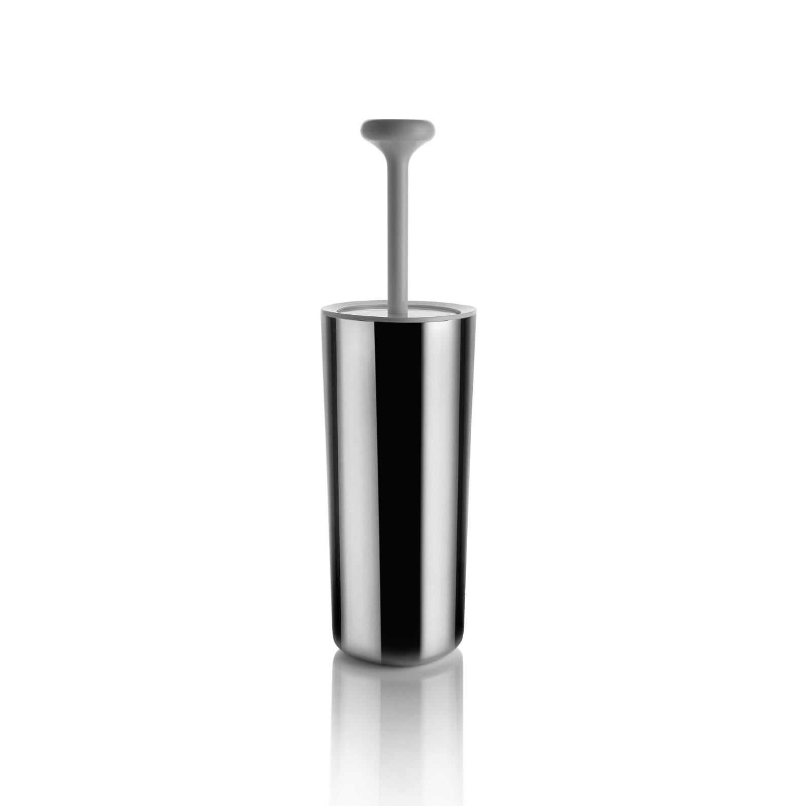 Birillo Silber Toilettenbürste mit Weiß