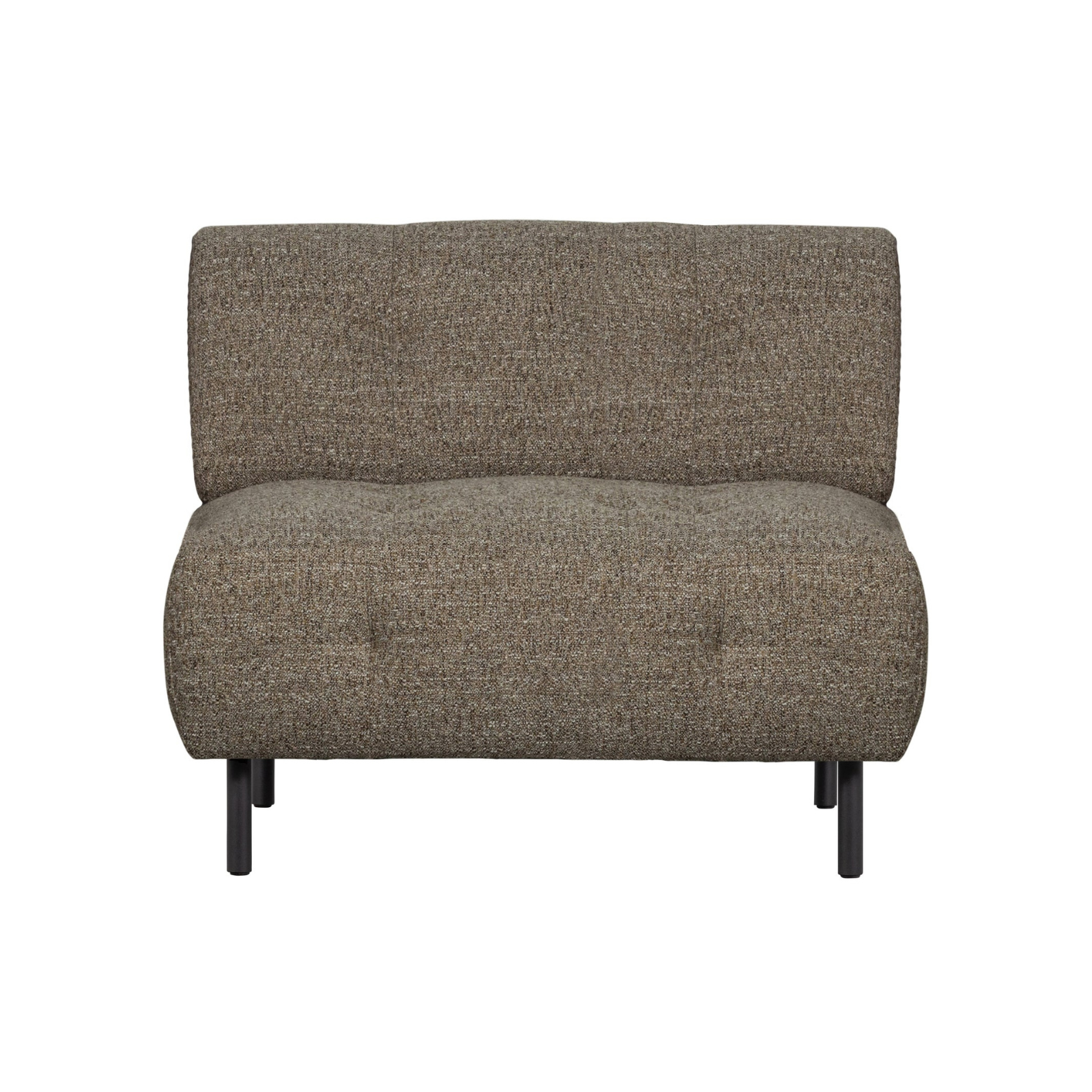 Lloyd armchair dark brown melange