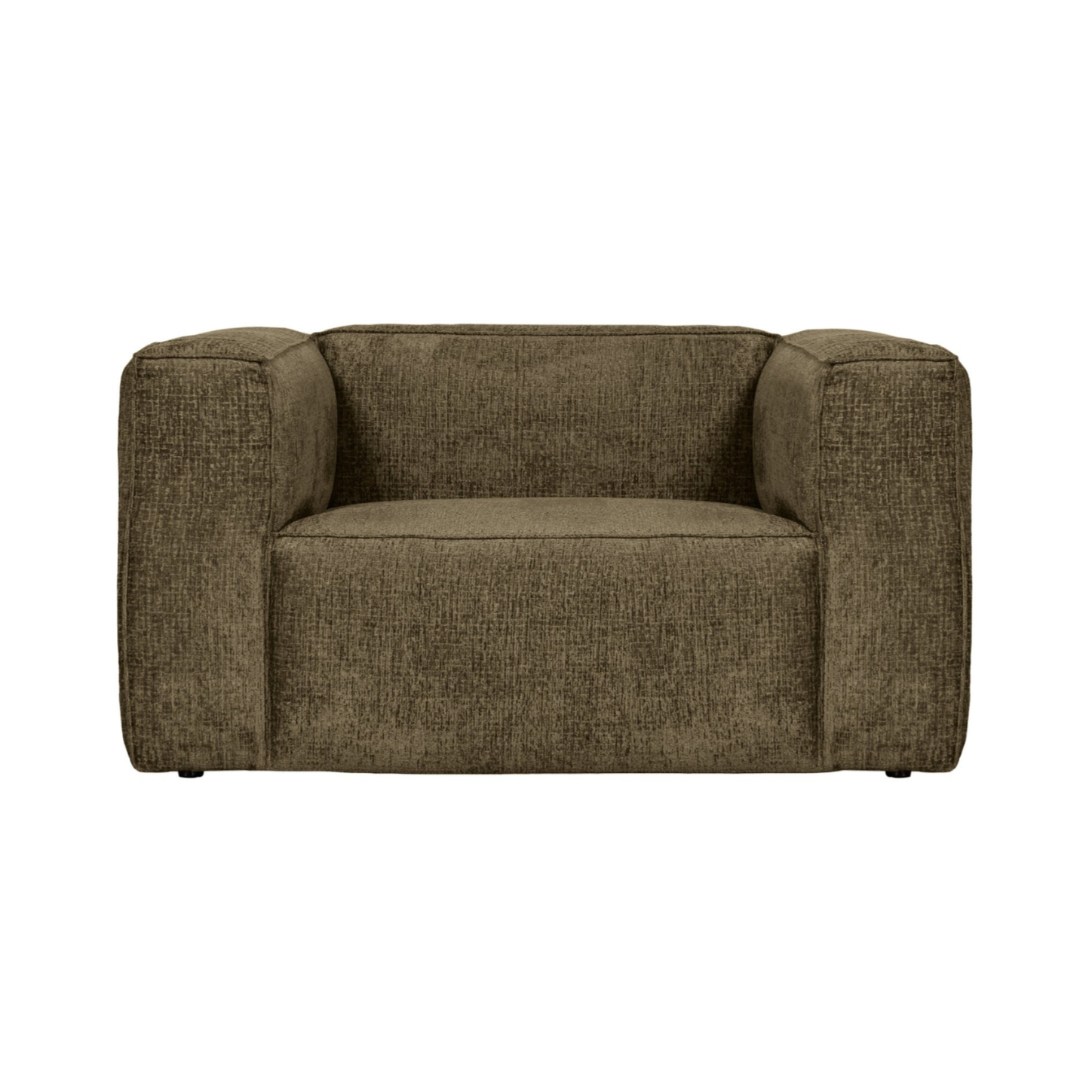 Dark green bean armchair
