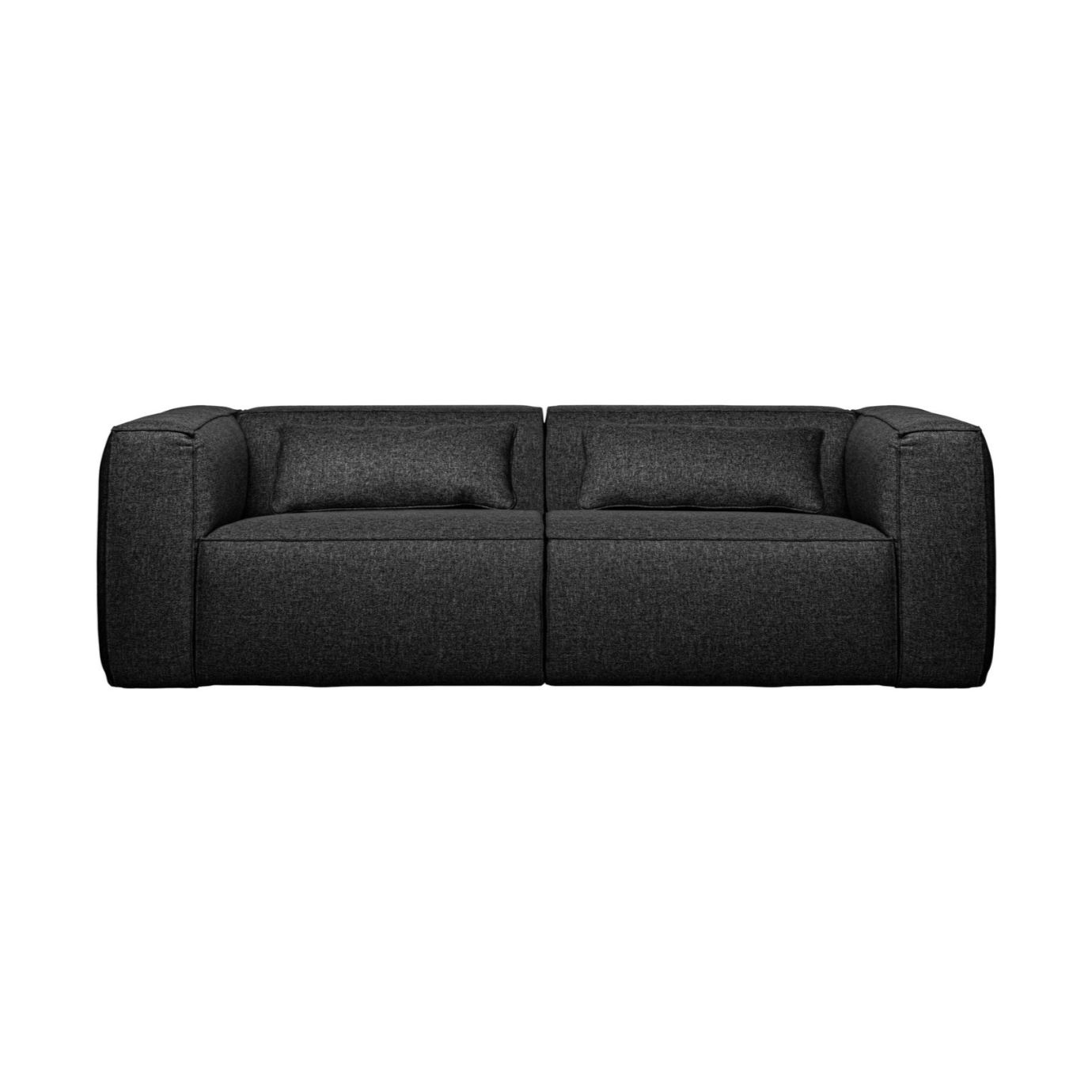 3,5-Personen-Sofa mit bean grauen Pads