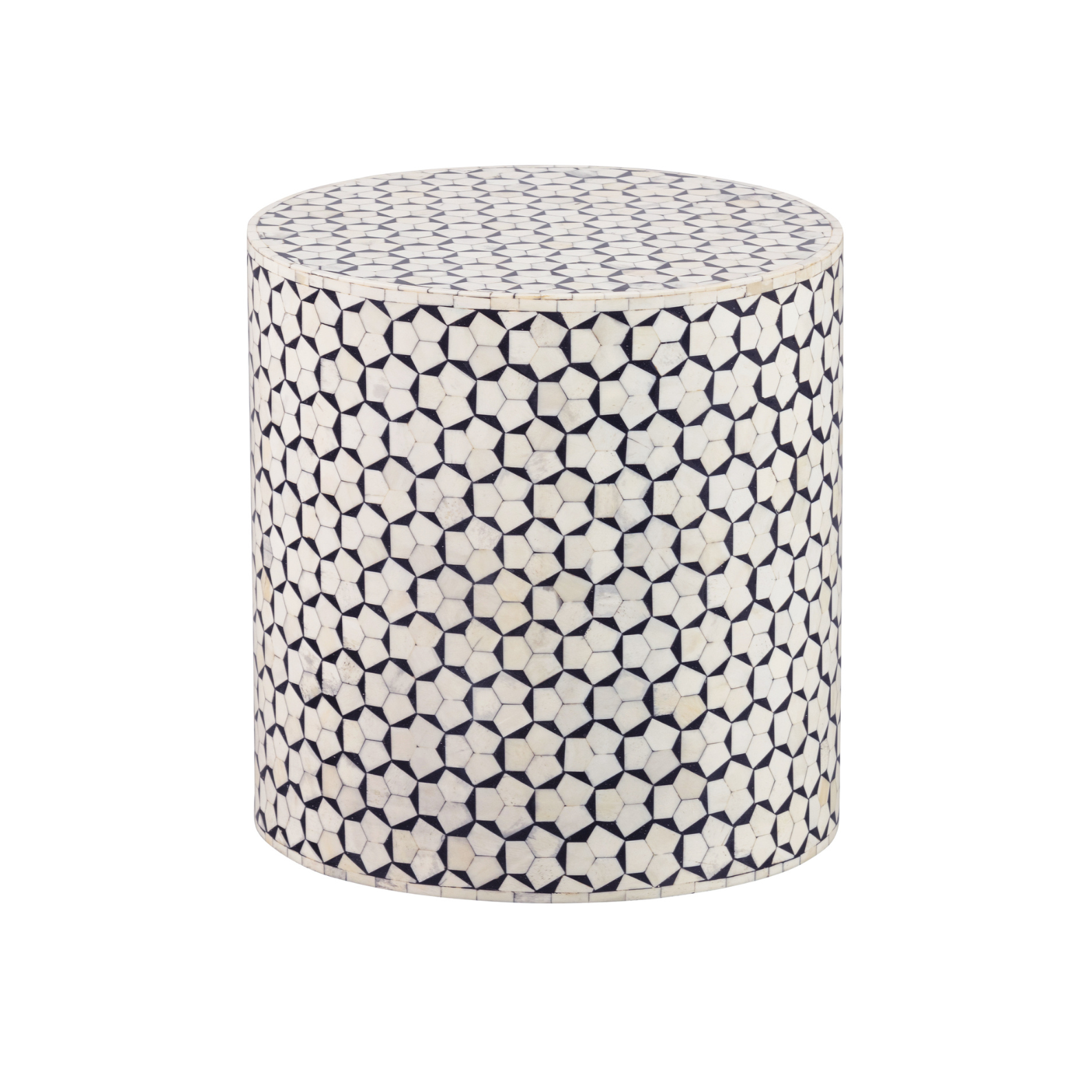 Neva weißer Tisch mit Schwarz