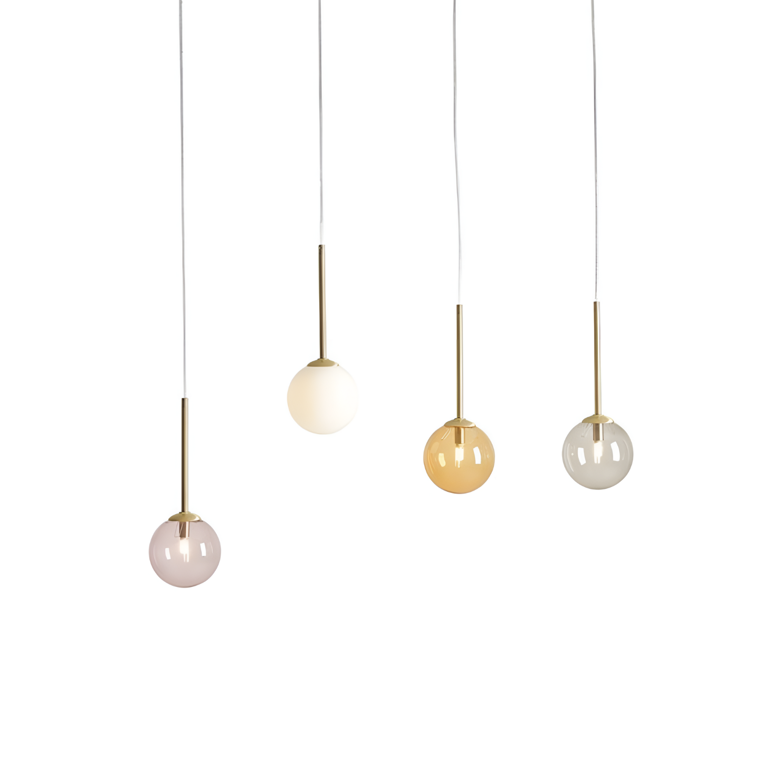 Colorful barefoot quatro lamp colorful