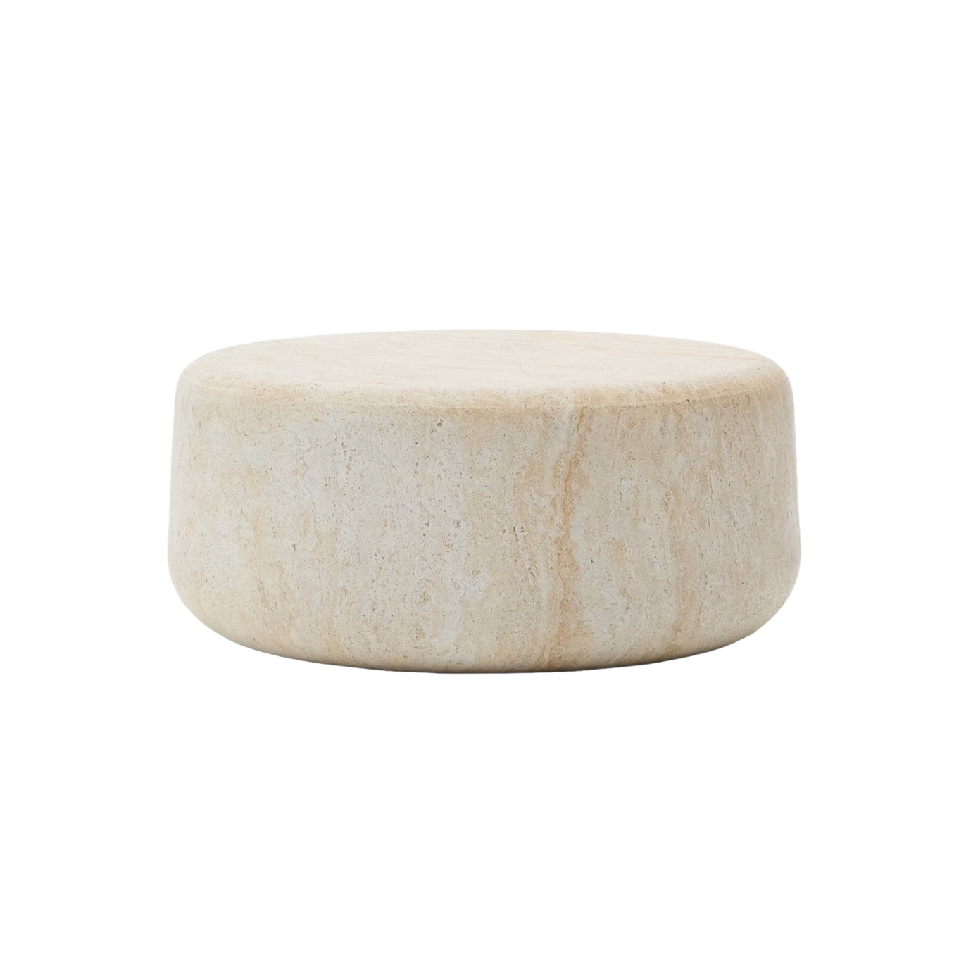DRASI Garden Table in Cement with Travertine Imitation