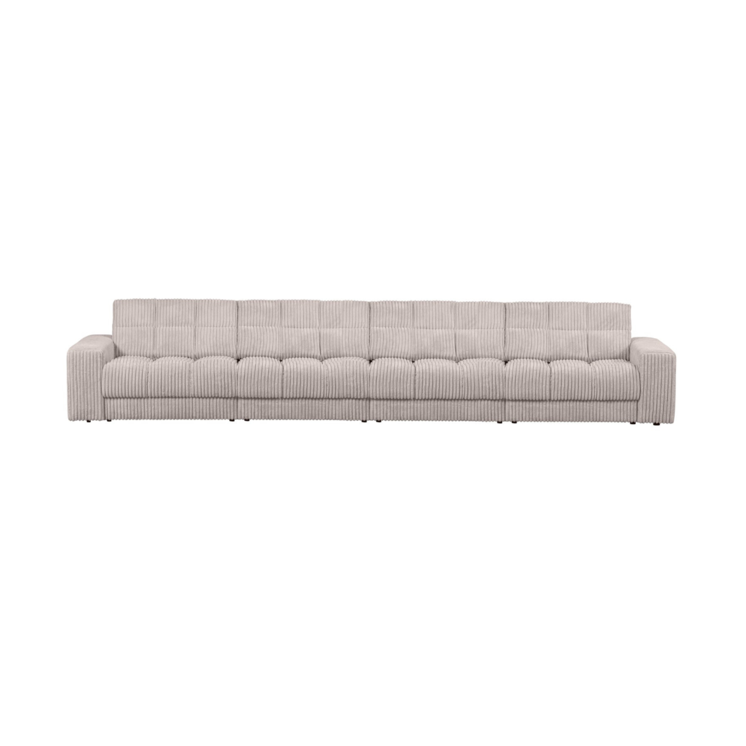 Sofa 4-osobowa SECOND DATE kremowy sztruks – Woood
