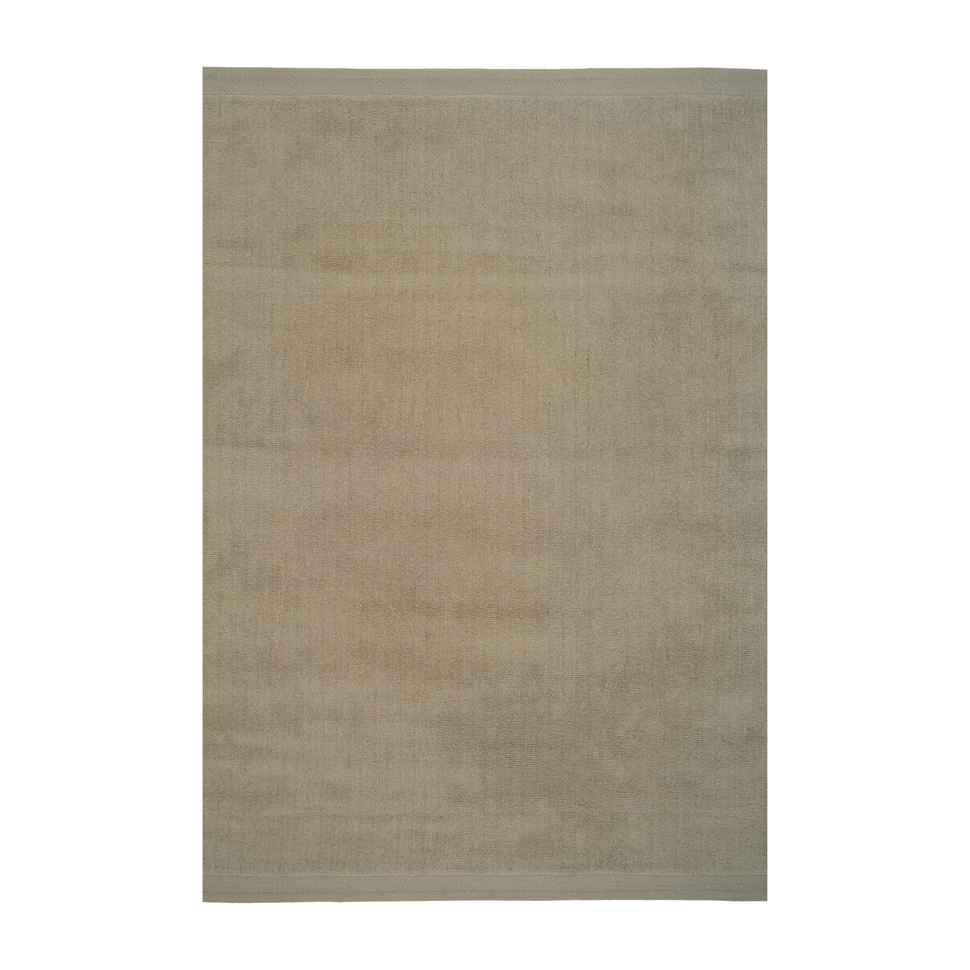HUSHED FRAME rug in dark beige
