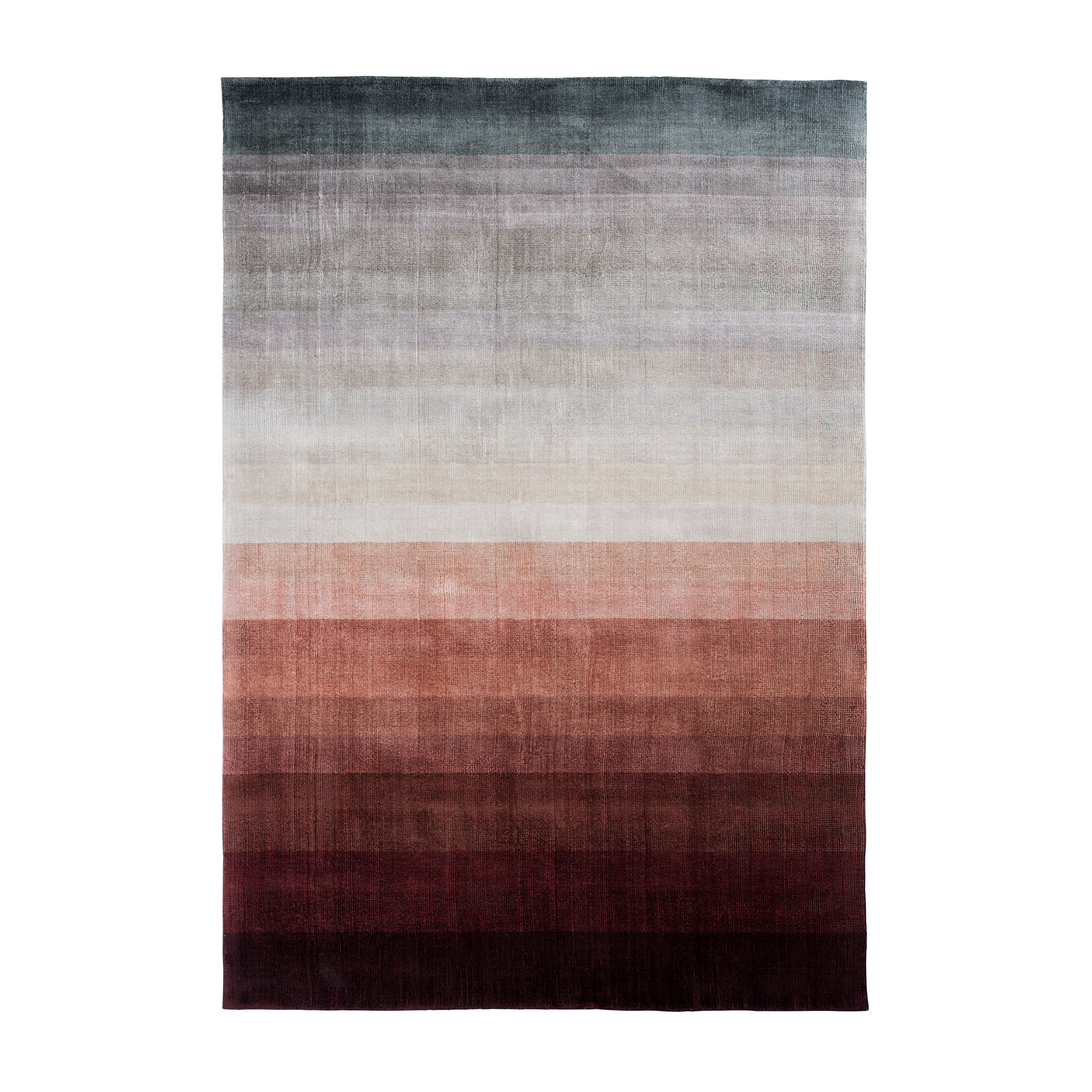 Teppich KOMBINIERUNG - PEACH pfirsichfarben mit Grau