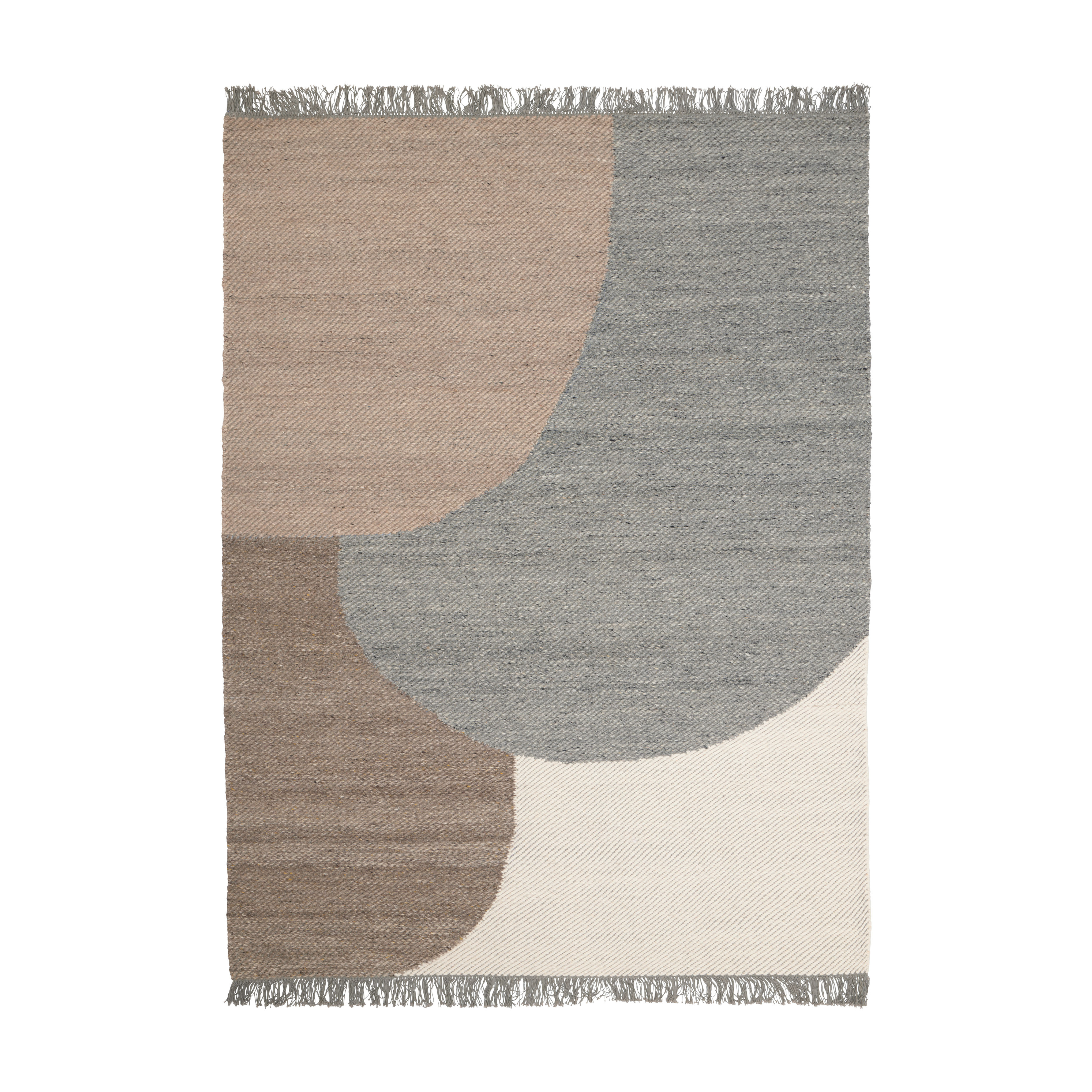 Teppich EIK grau mit beige