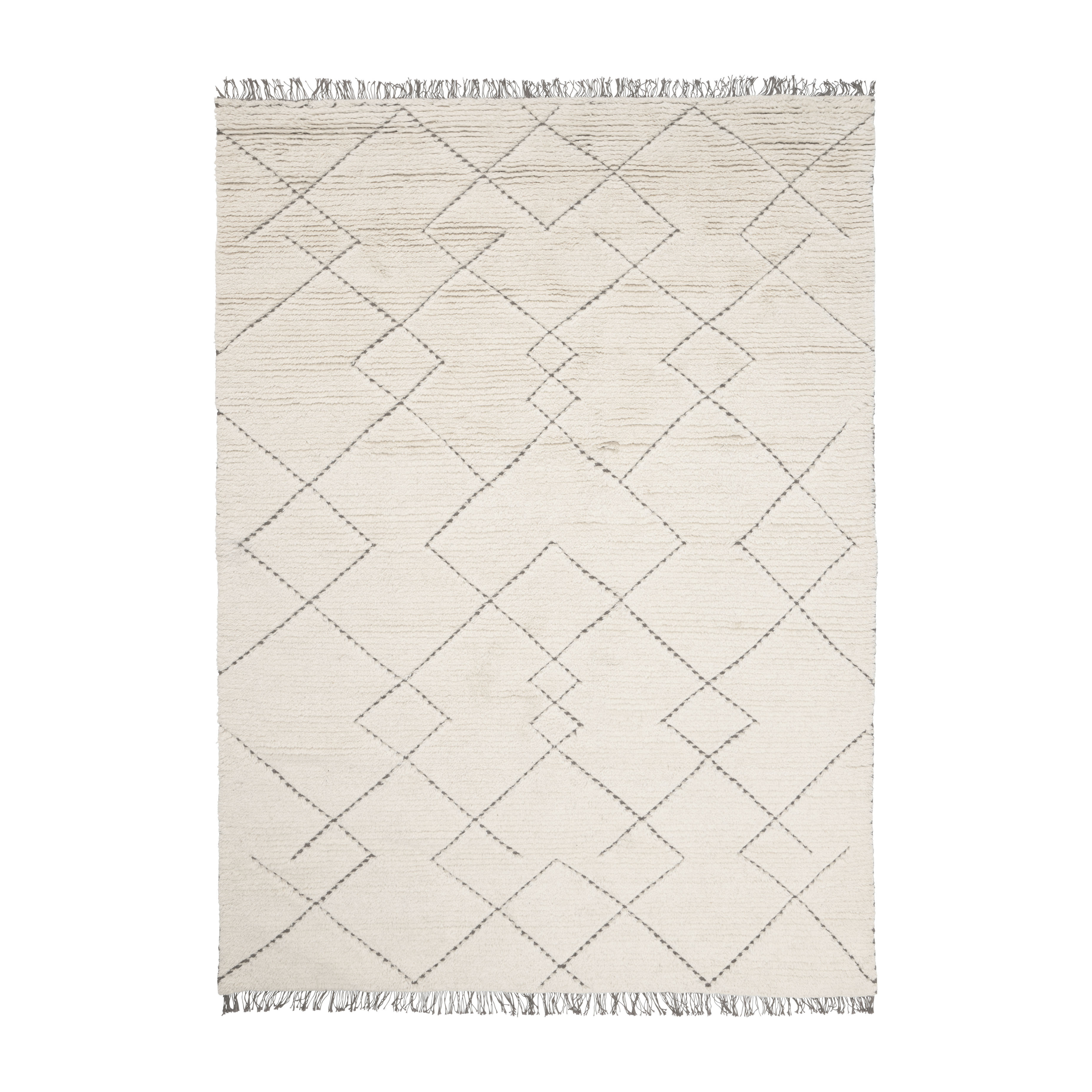 TORUN beige rug with gray