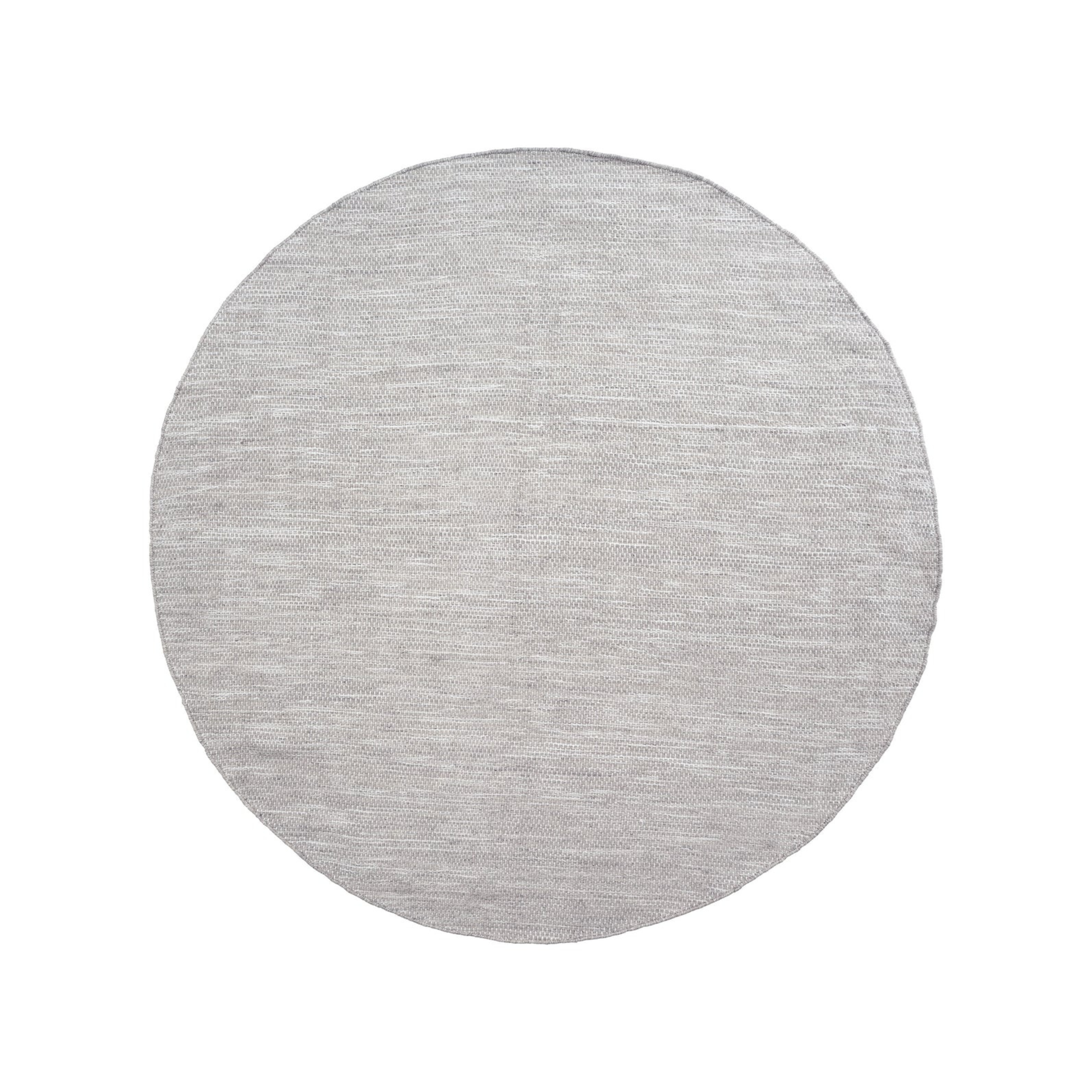 Round rug ADONIC MIST - STEEL gray