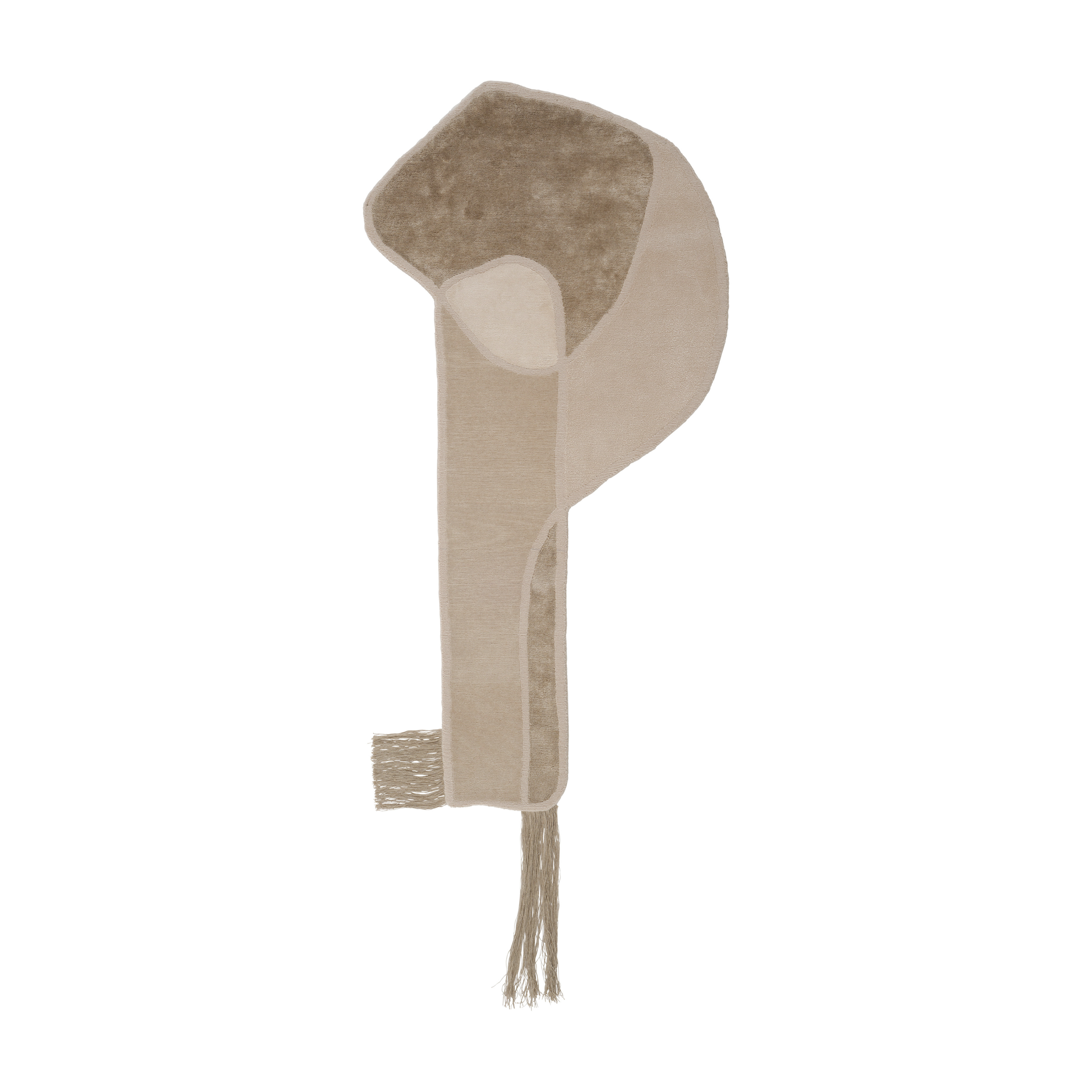 Dekorativer Teppich AWRY FRAME beige