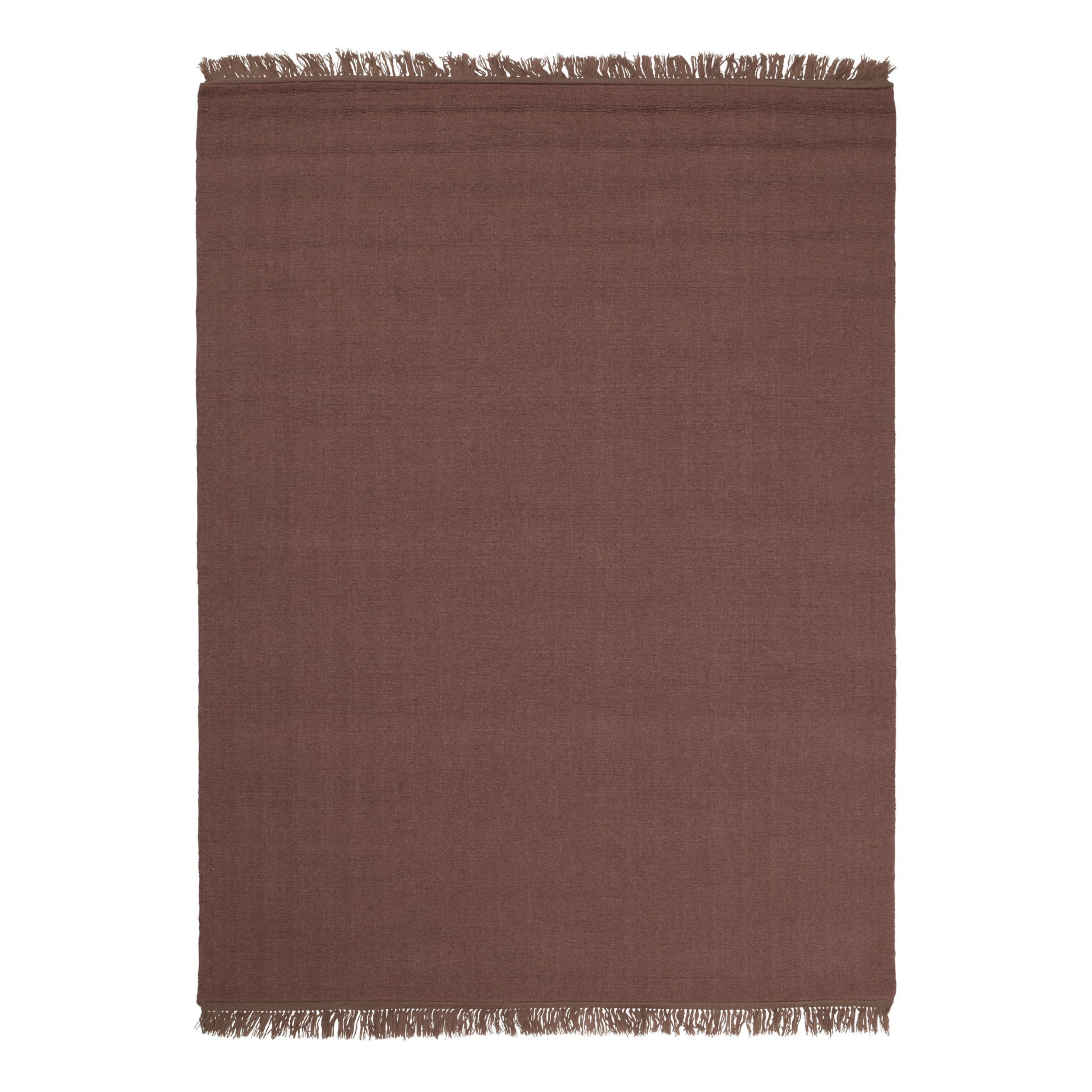 UNE burgundy rug