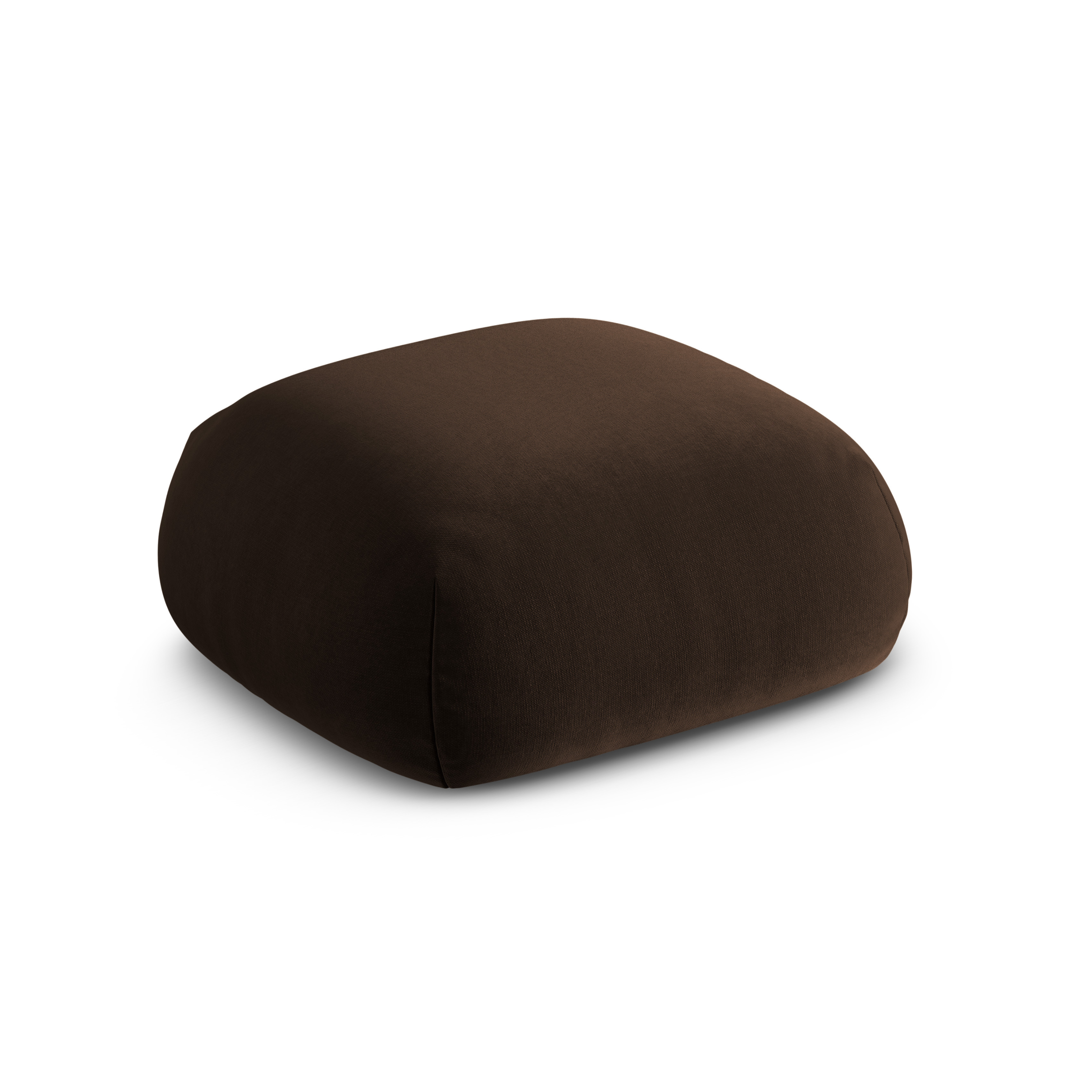 Samt Pouf ROGER schokoladenbraun