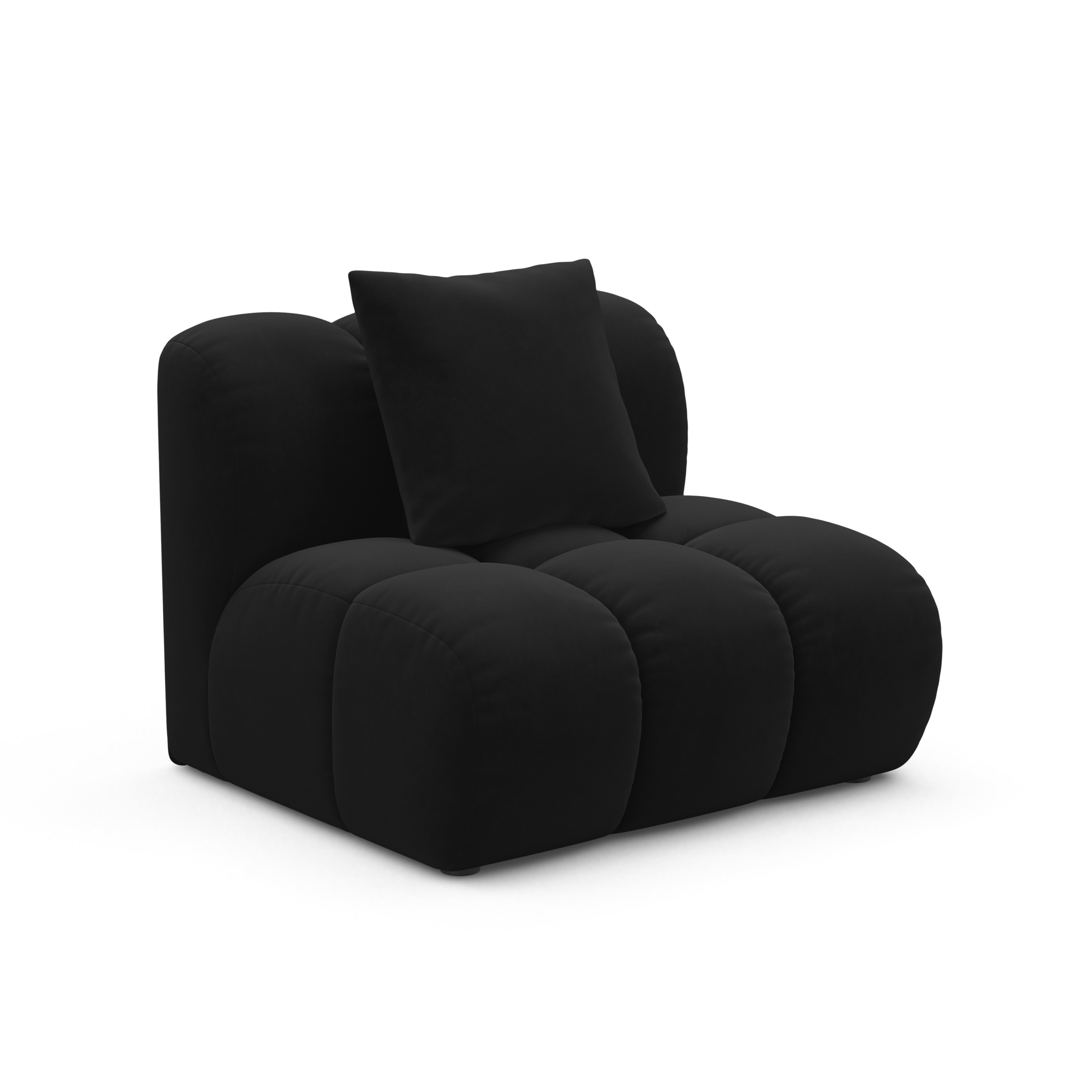 Velvet Armchair / Module ASTRO Black