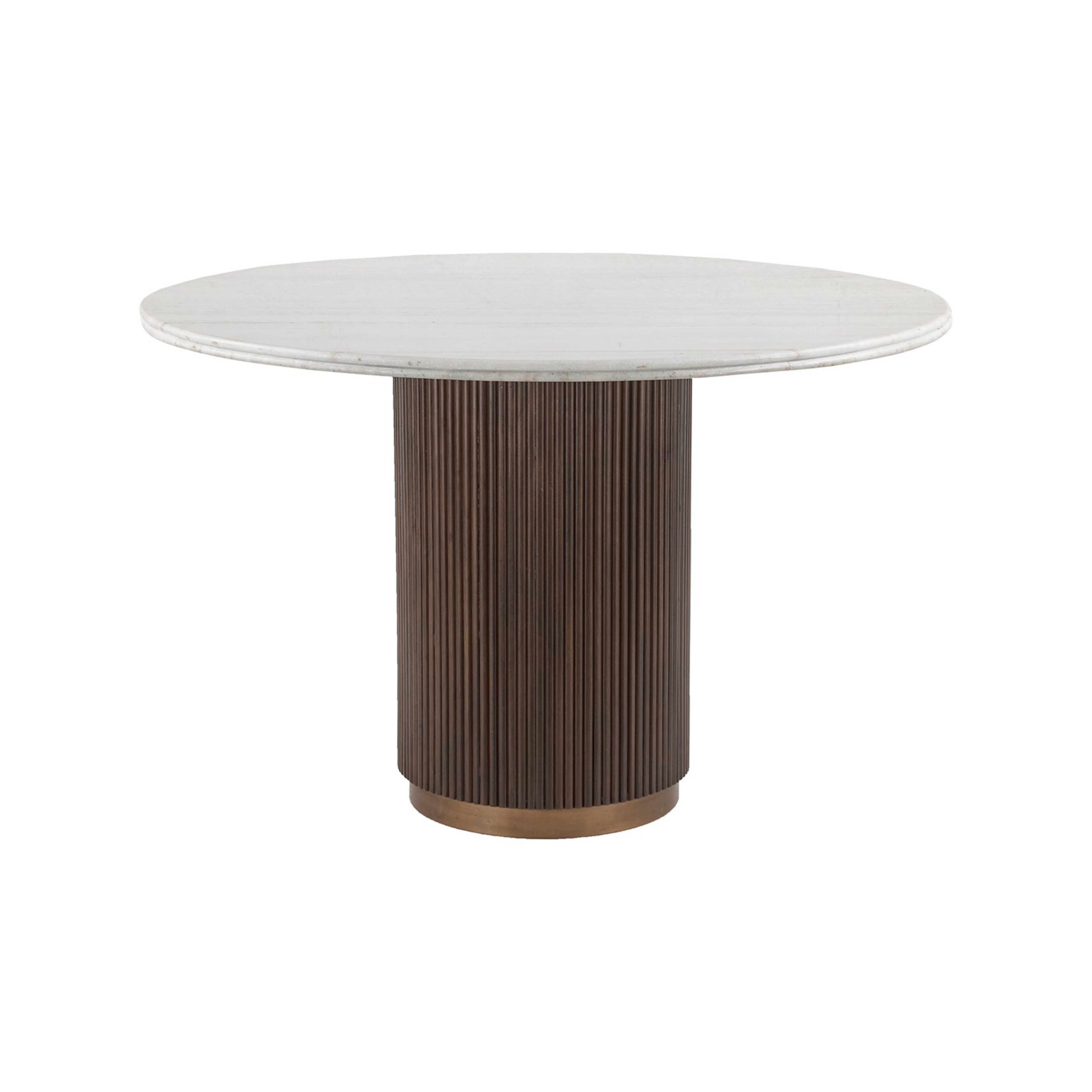 MAYFIELD round table white marble