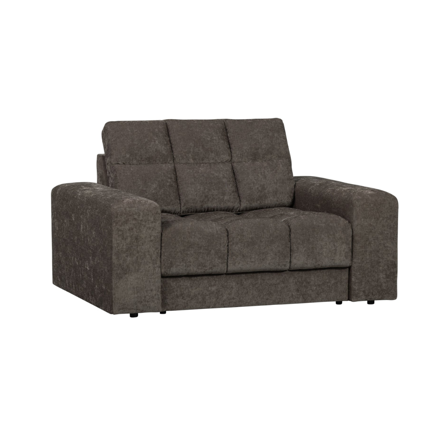 SECOND DATE warm gray loveseat sofa