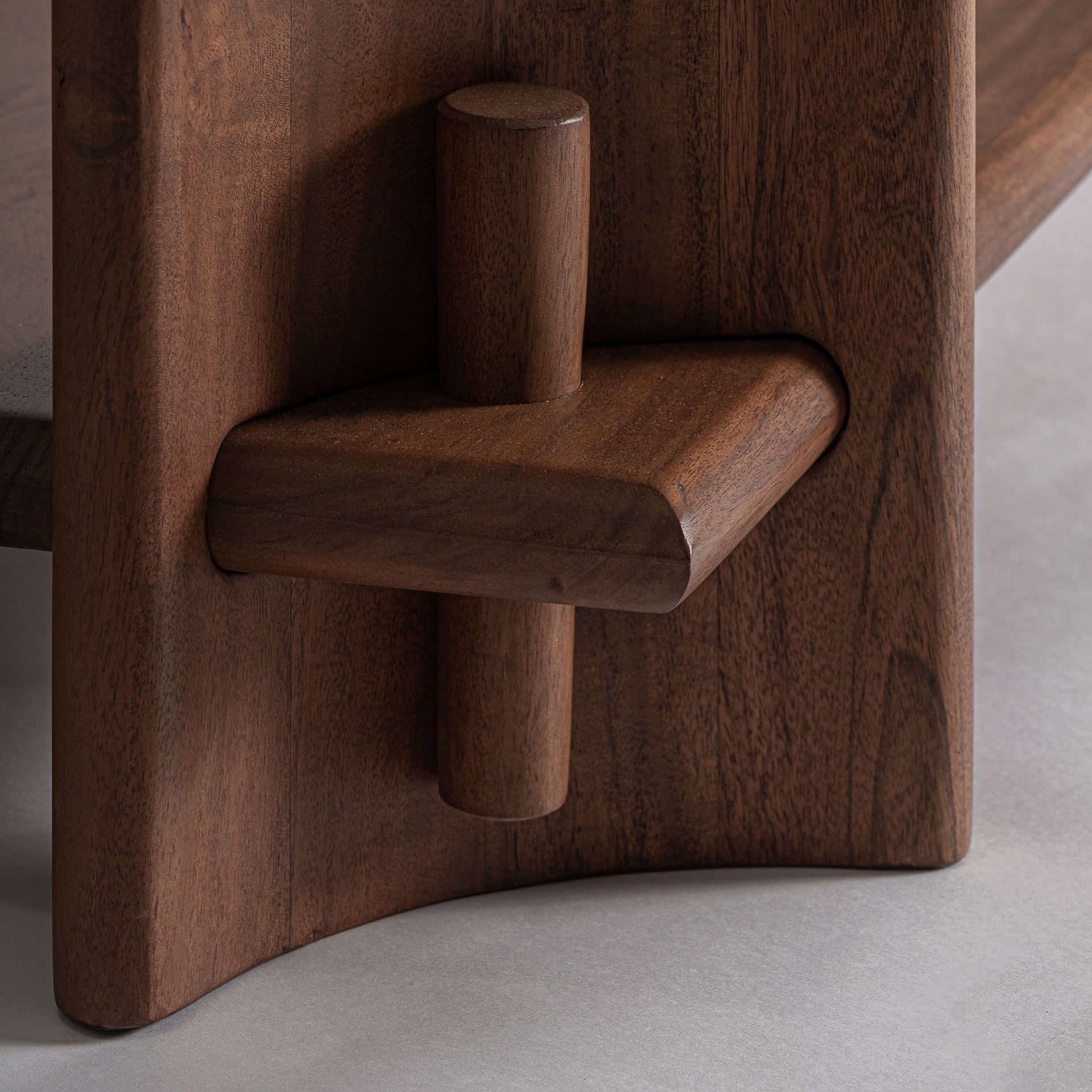 SAGY Shelf in Acacia Wood with Marble