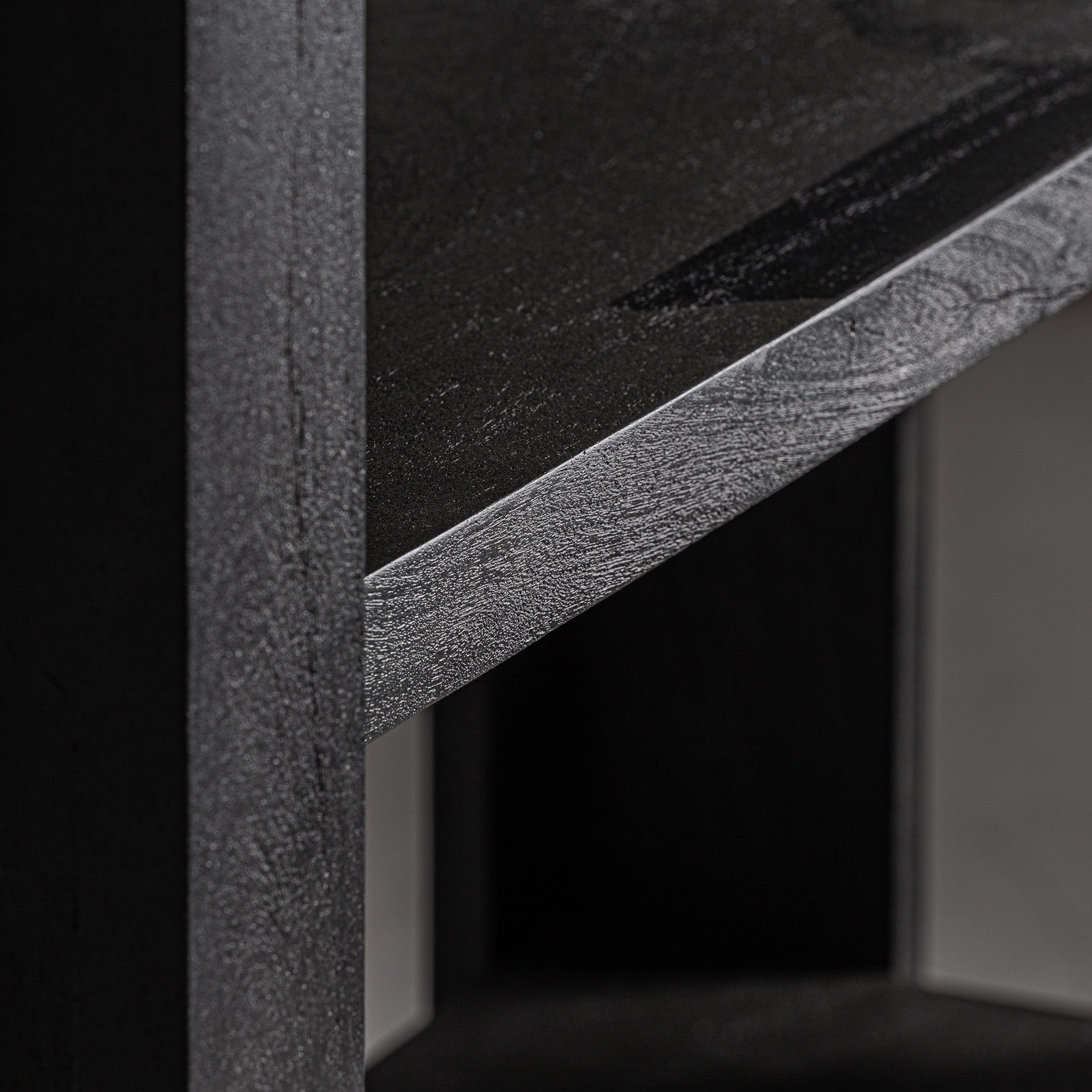 Tournus Shelf in Black Acacia Wood