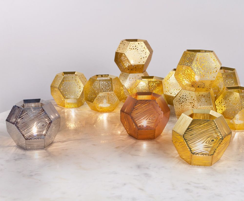 Świecznik ETCH mosiężny – Tom Dixon