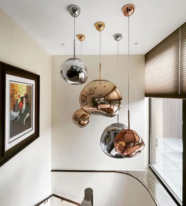 Zloty hängende Lampe schmelzen