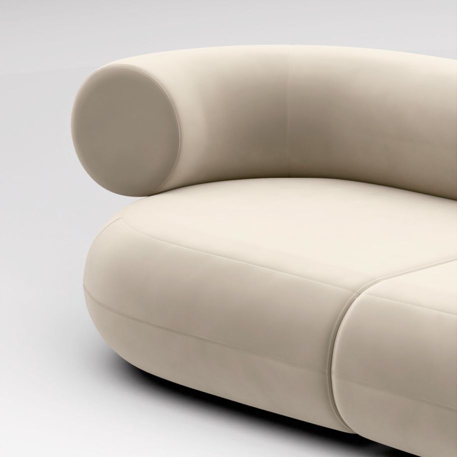 2-module sofa upholstered fat
