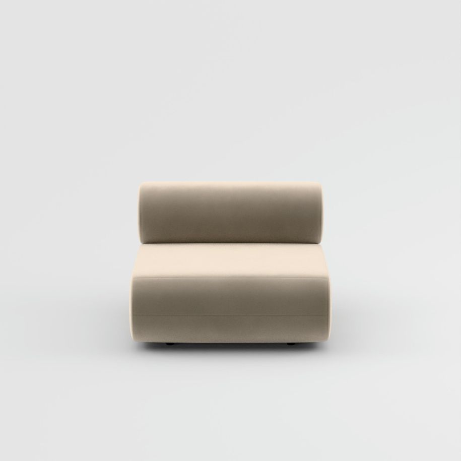 FAT modular sofa - Central upholstered module