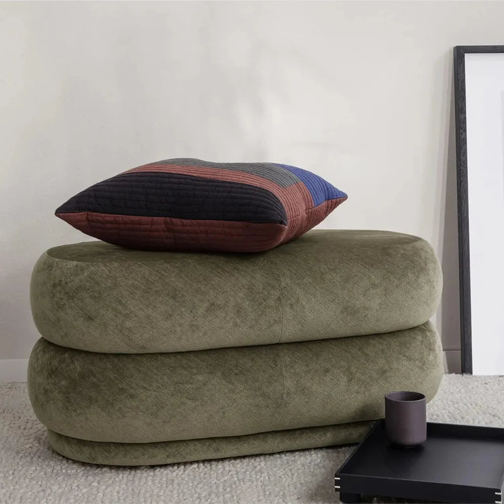 Pouf OVAL waldgrün