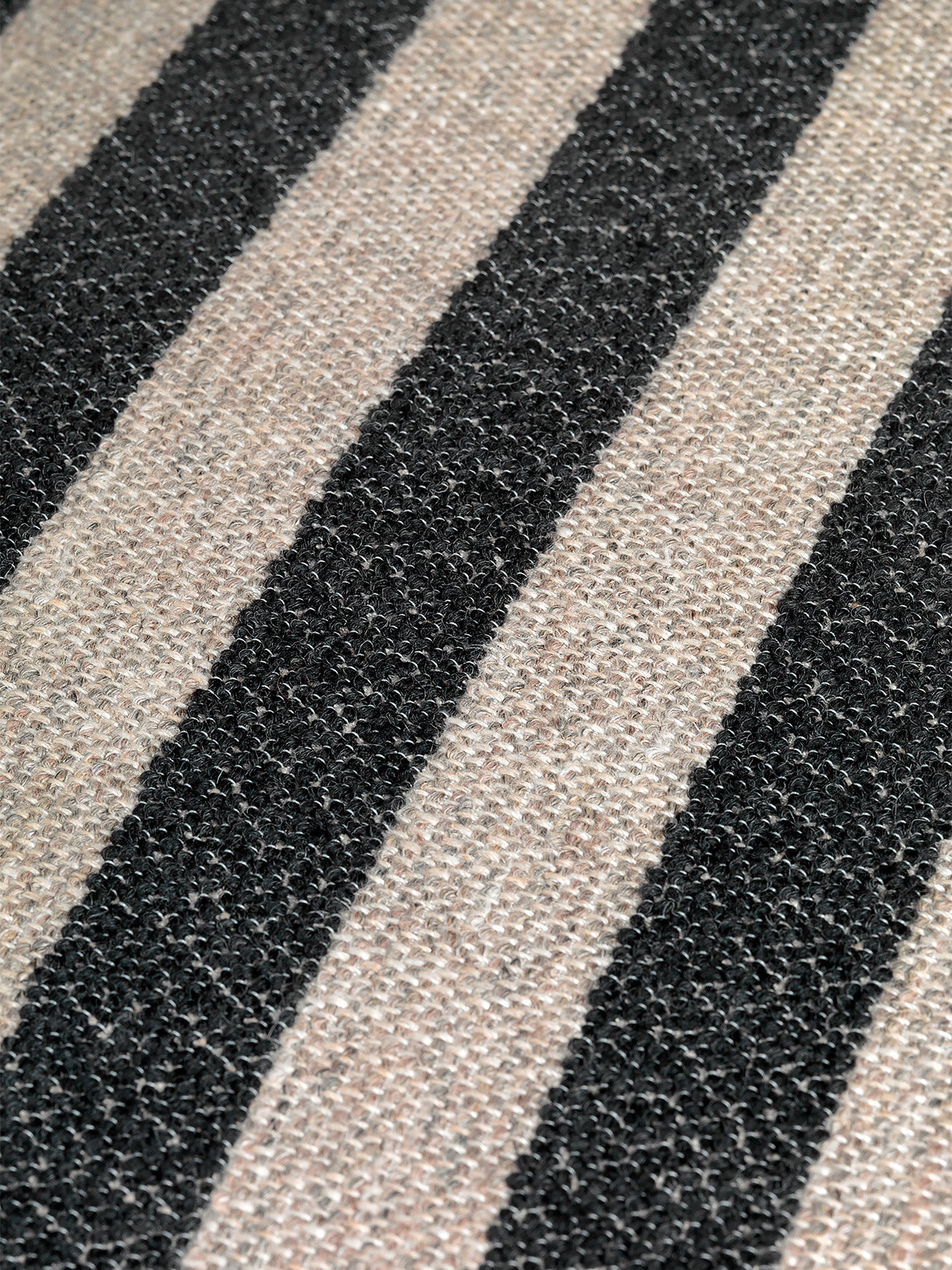 Modulares Sofa CATENA Louisiana - mittleres Element schwarz mit sandfarbenem Bezug