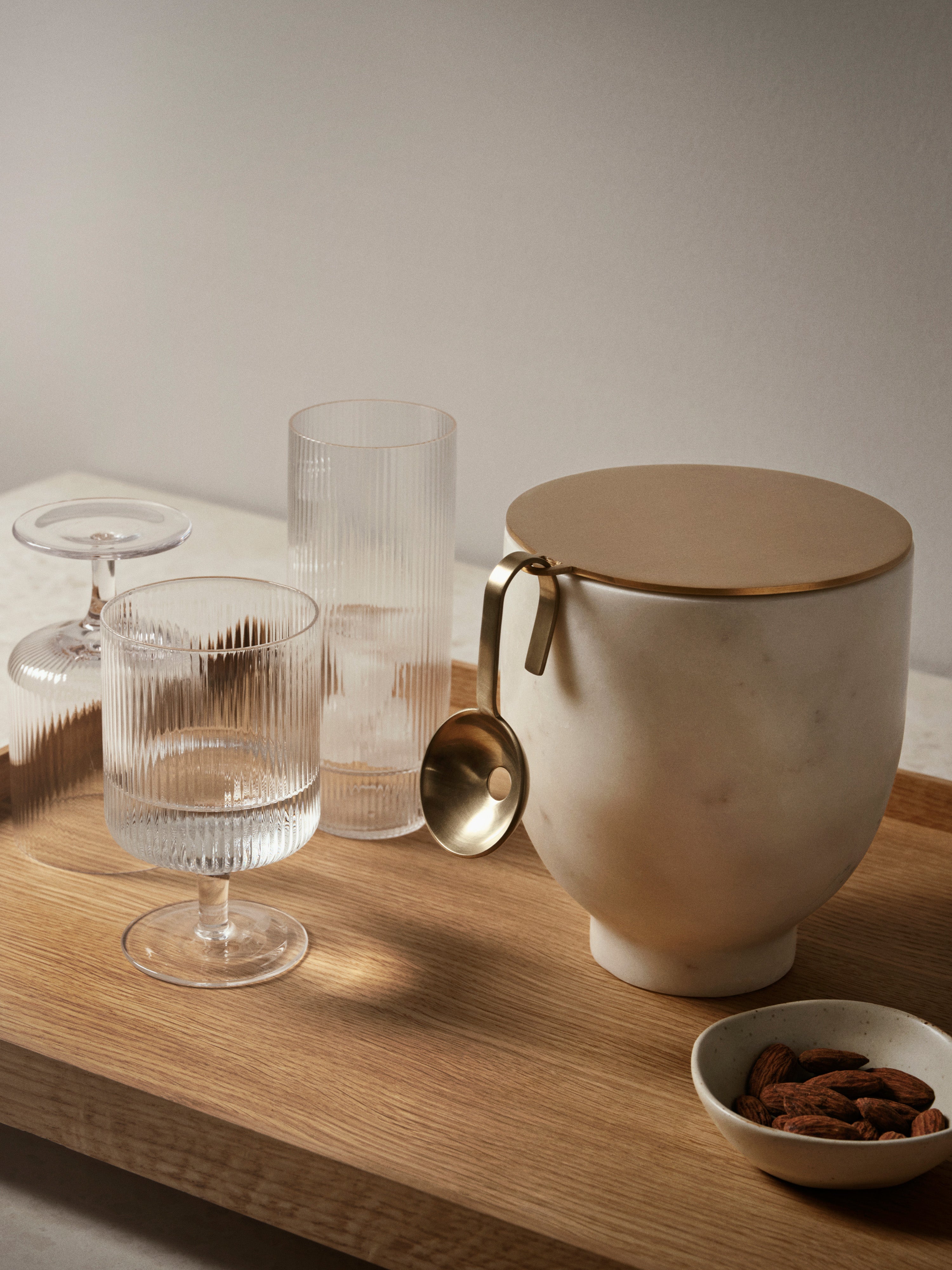 Set von Weingläsern RIPPLE aus Glas