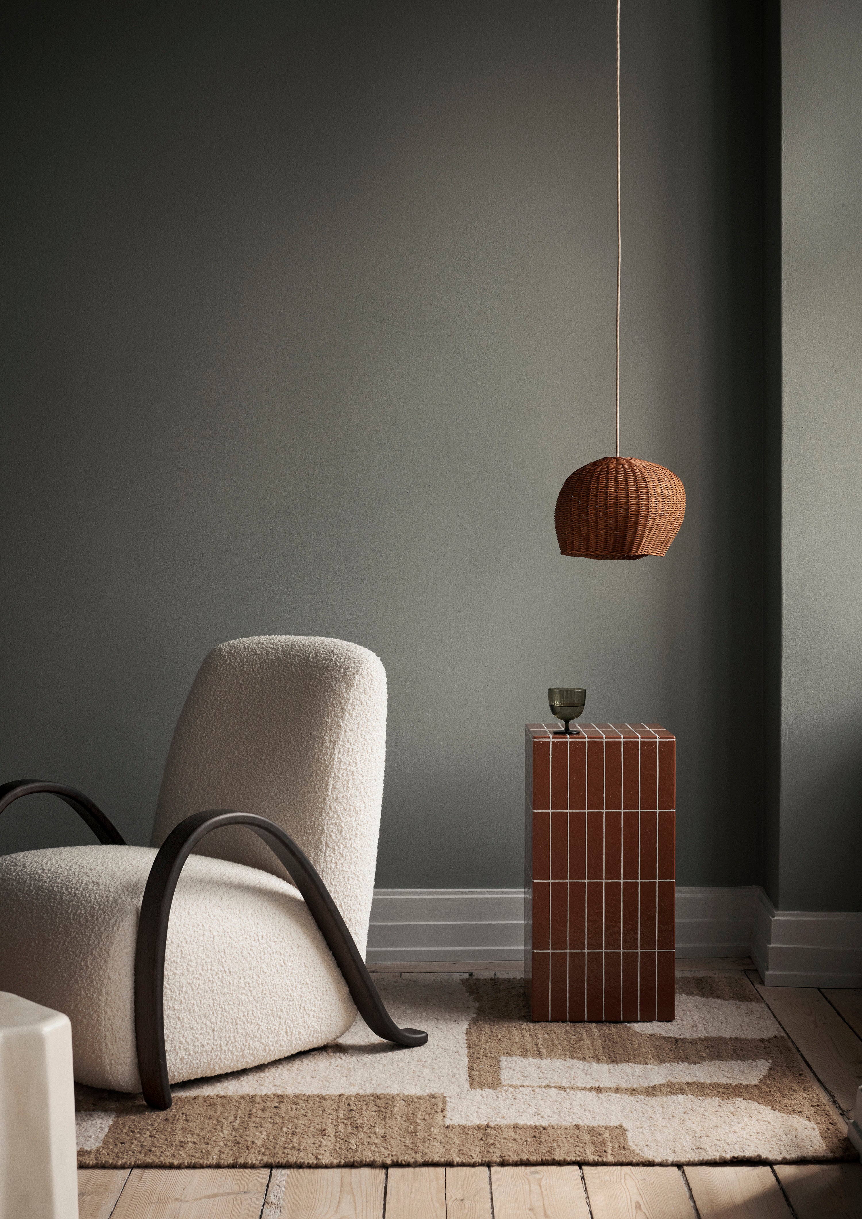 Drape Rattan Lampenschirm