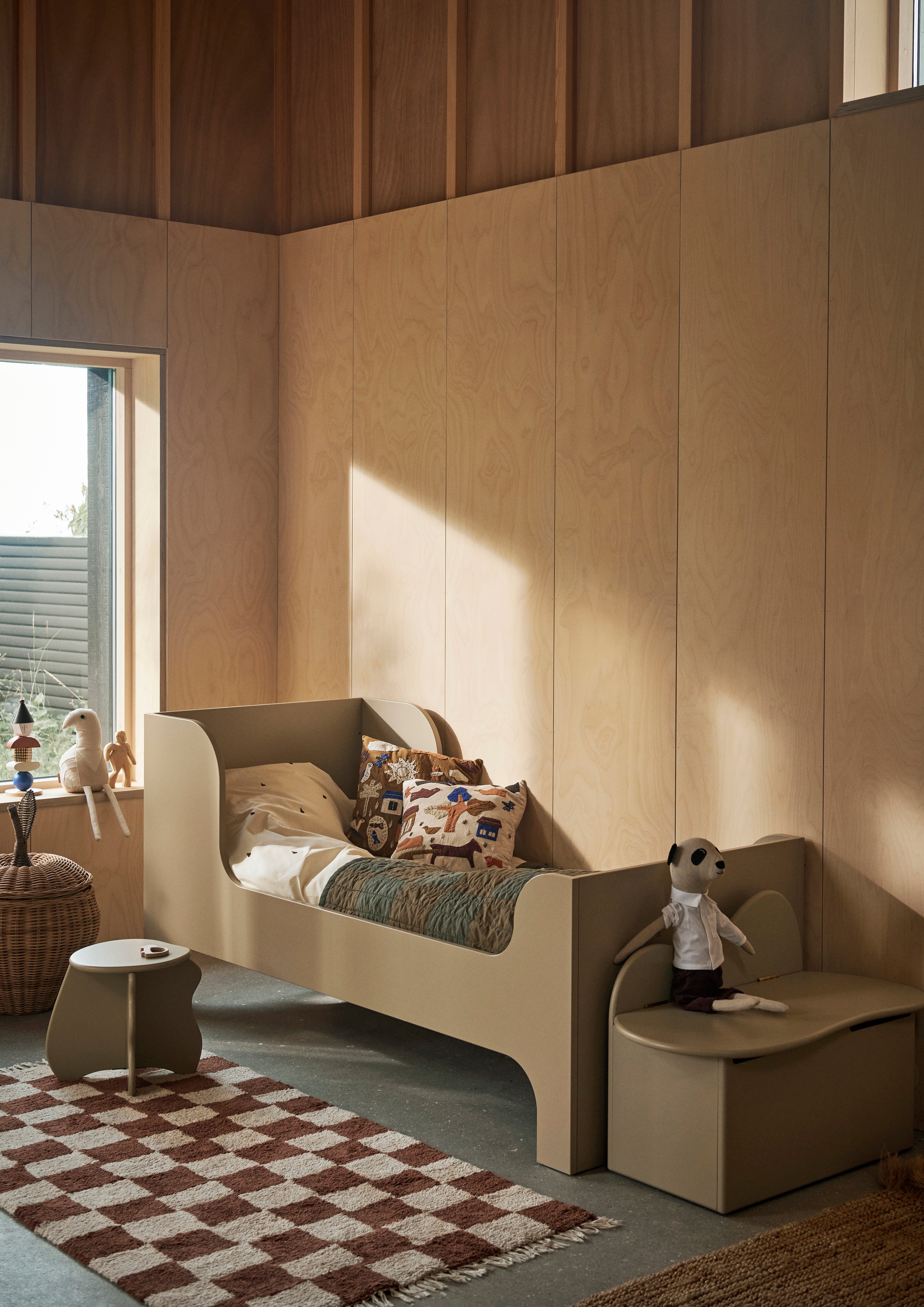 Kinderhocker SLOPE beige