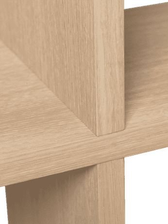 Bücherregal Eiche Holz