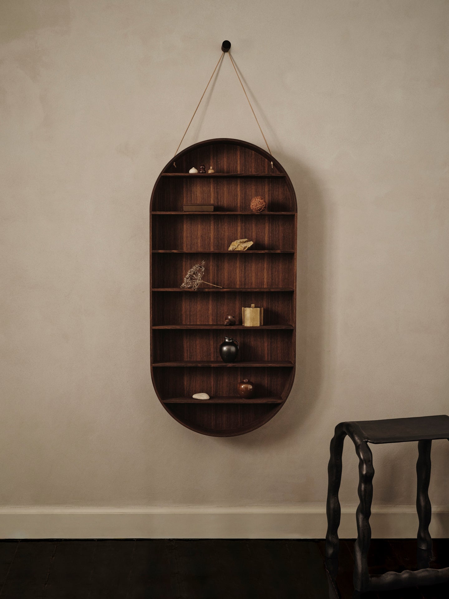 Hängeregal OVAL DORM Räuchereiche