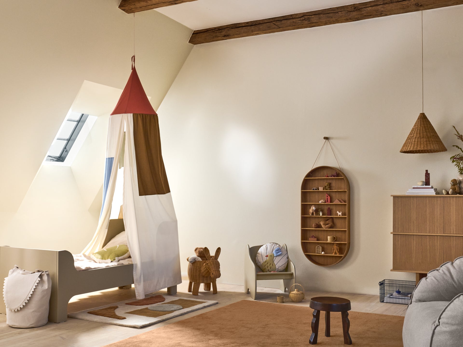 Hängeregal OVAL DORM Eiche geölt