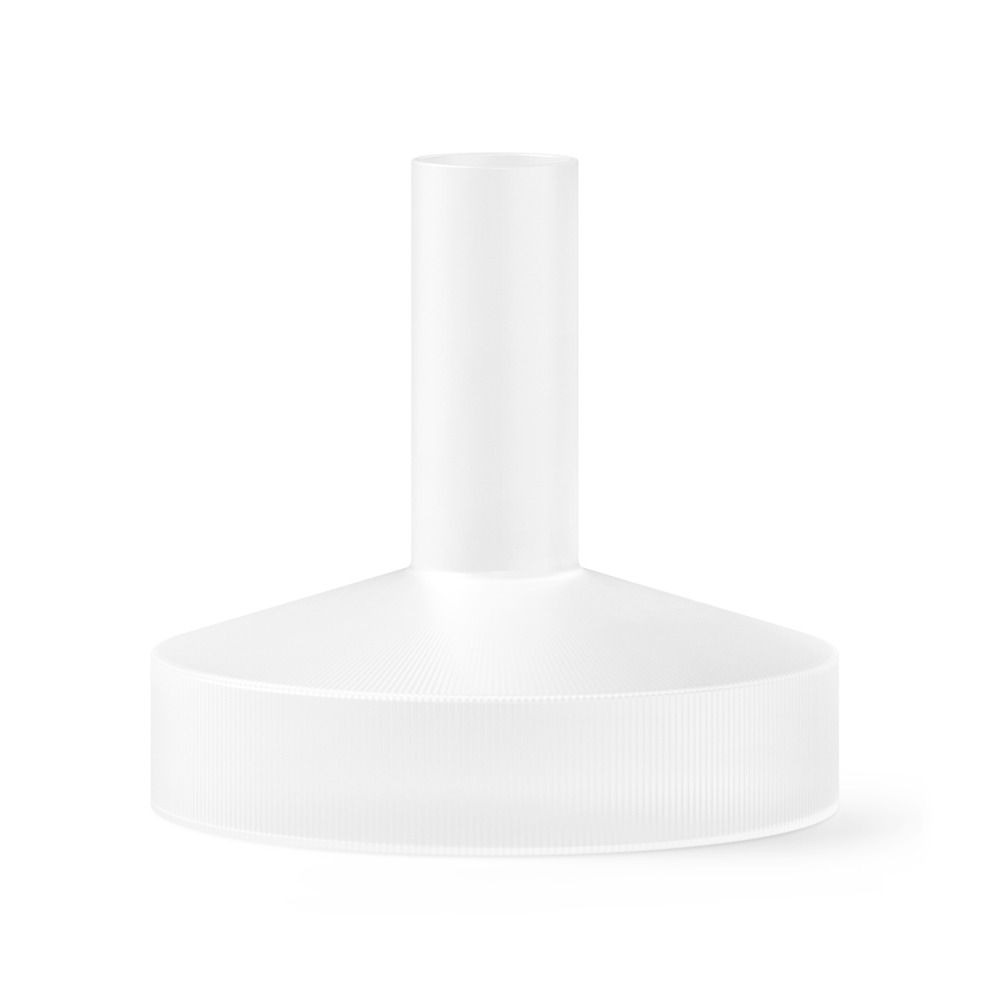 Weinkaraffe RIPPLE aus weißem Glas