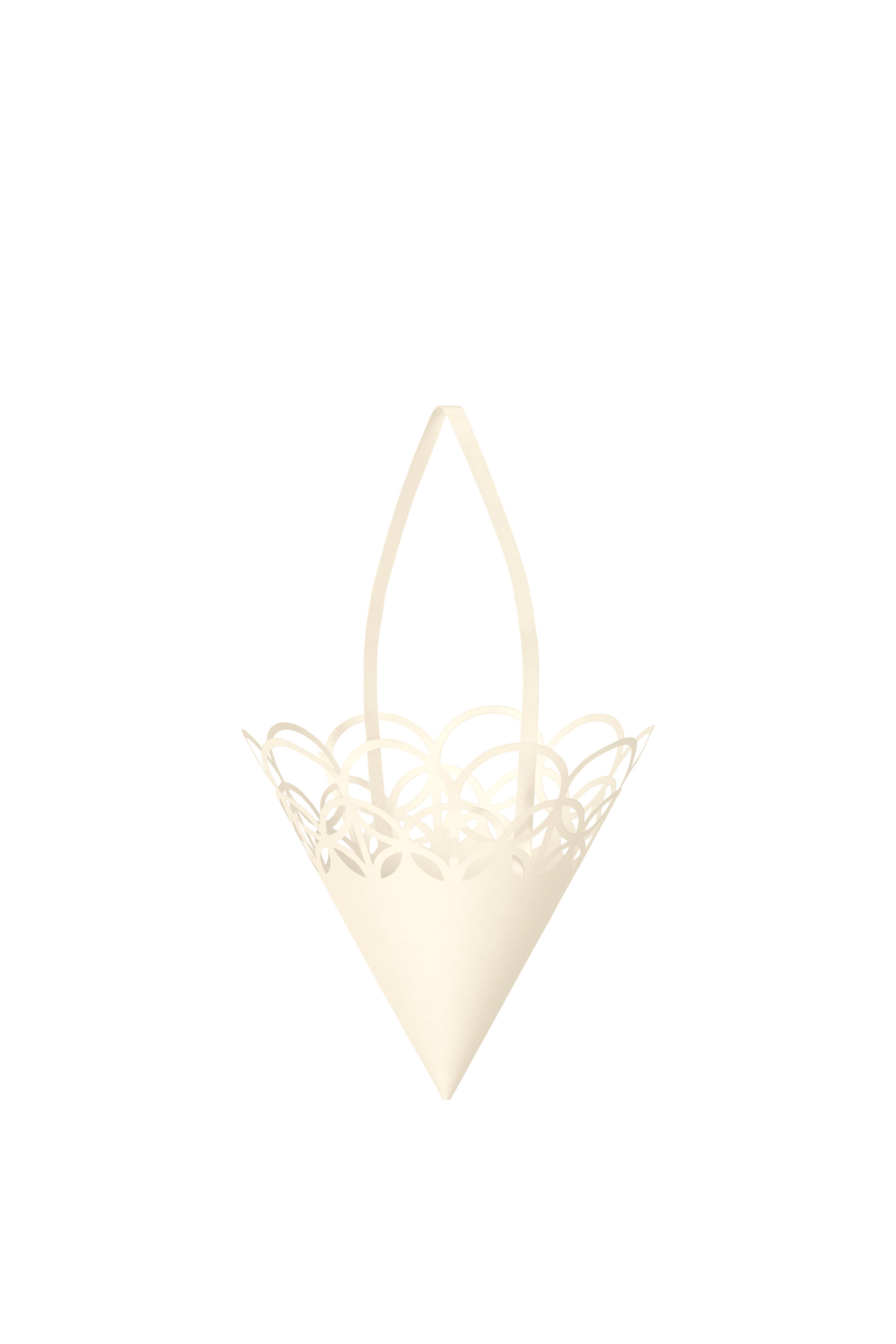 Christmas Tree Decoration Set CHRISTMAS PAPER CONES white