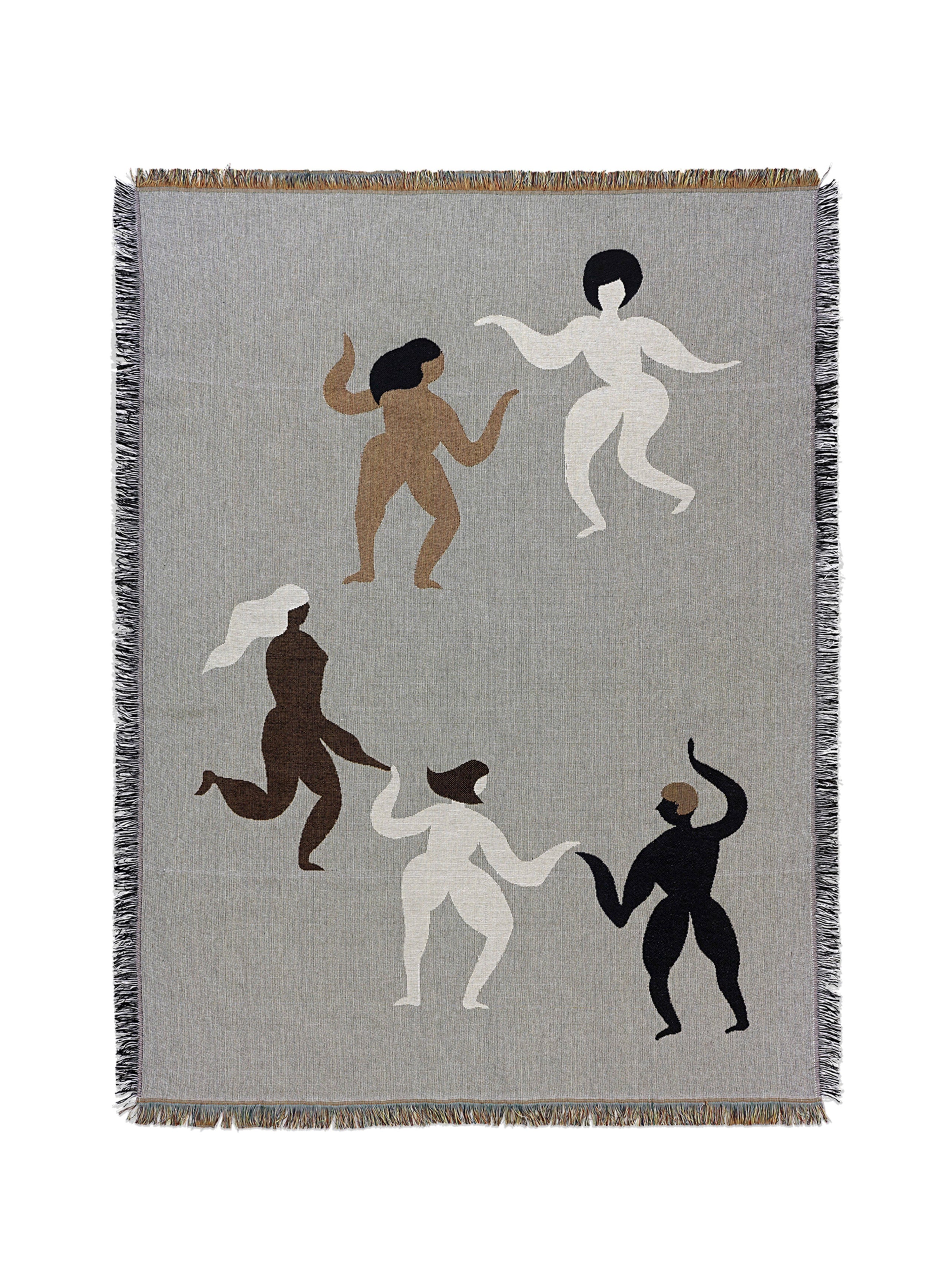 FREE TAPESTRY bedspread light gray with brown