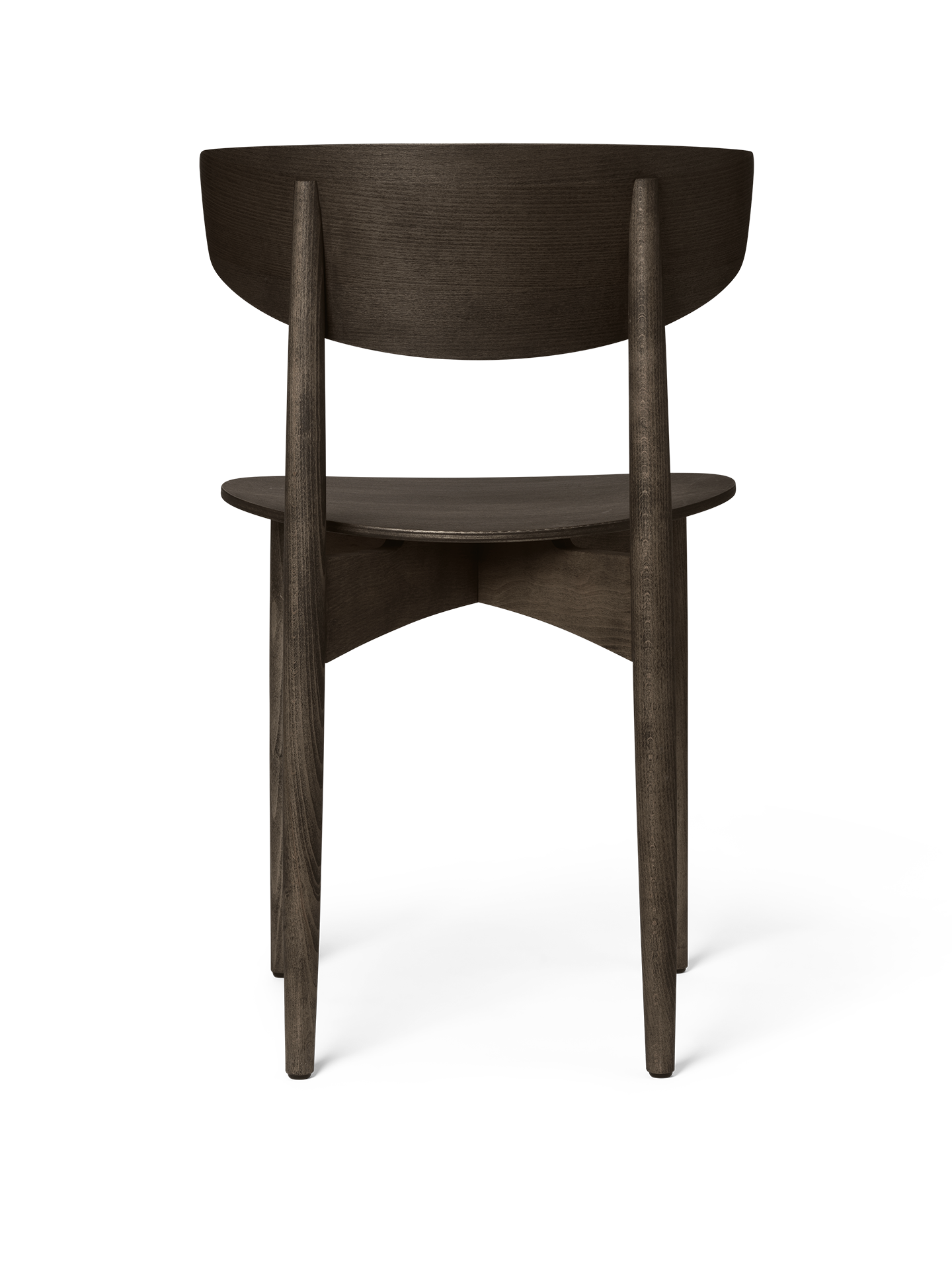 Stuhl Herman Wood dunkelbraune Buche