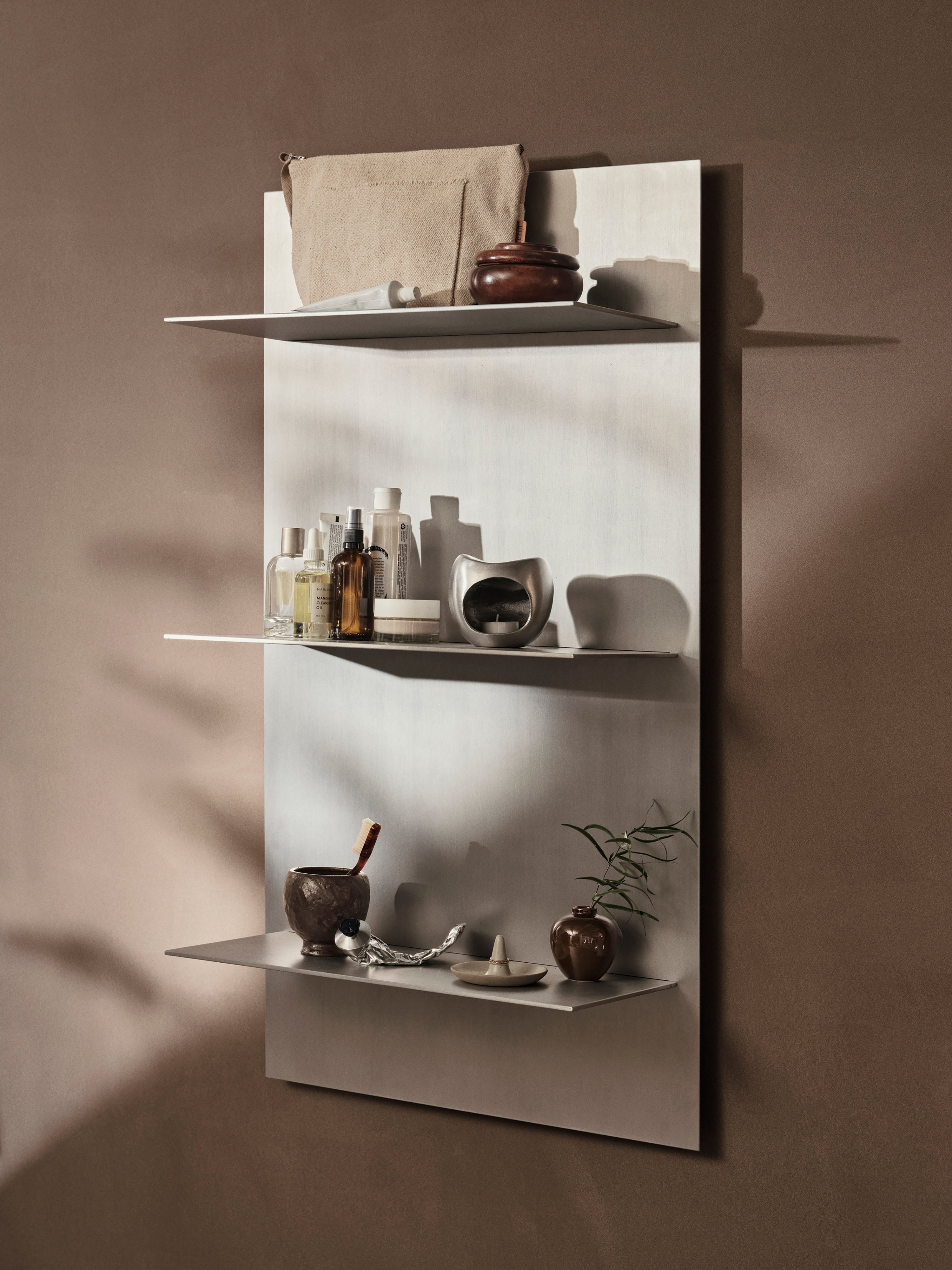 LAGER aluminum wall shelf