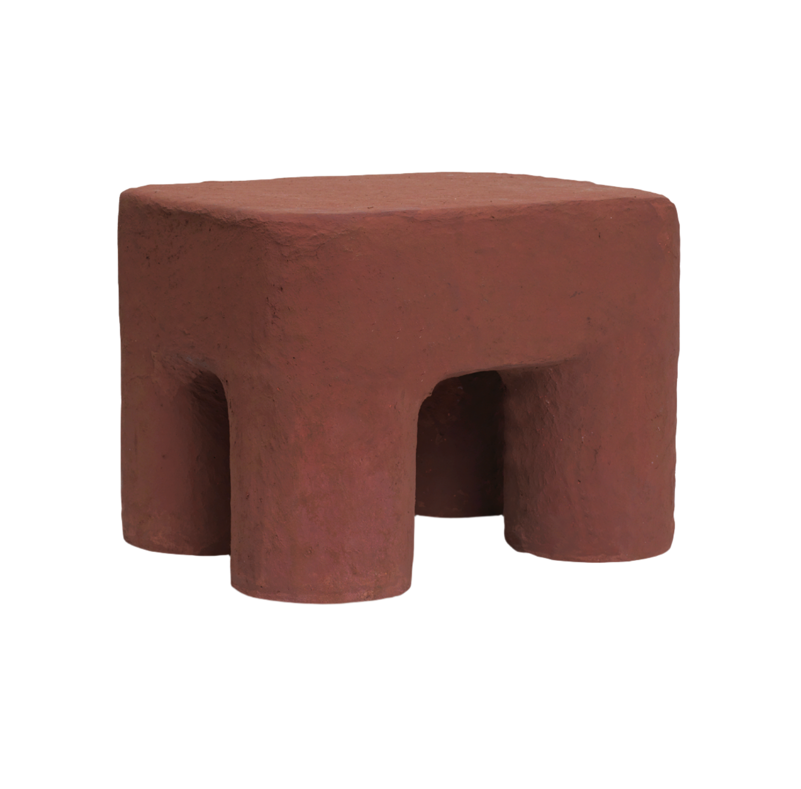 Stołek PODO czerwonobrązowy – ferm LIVING