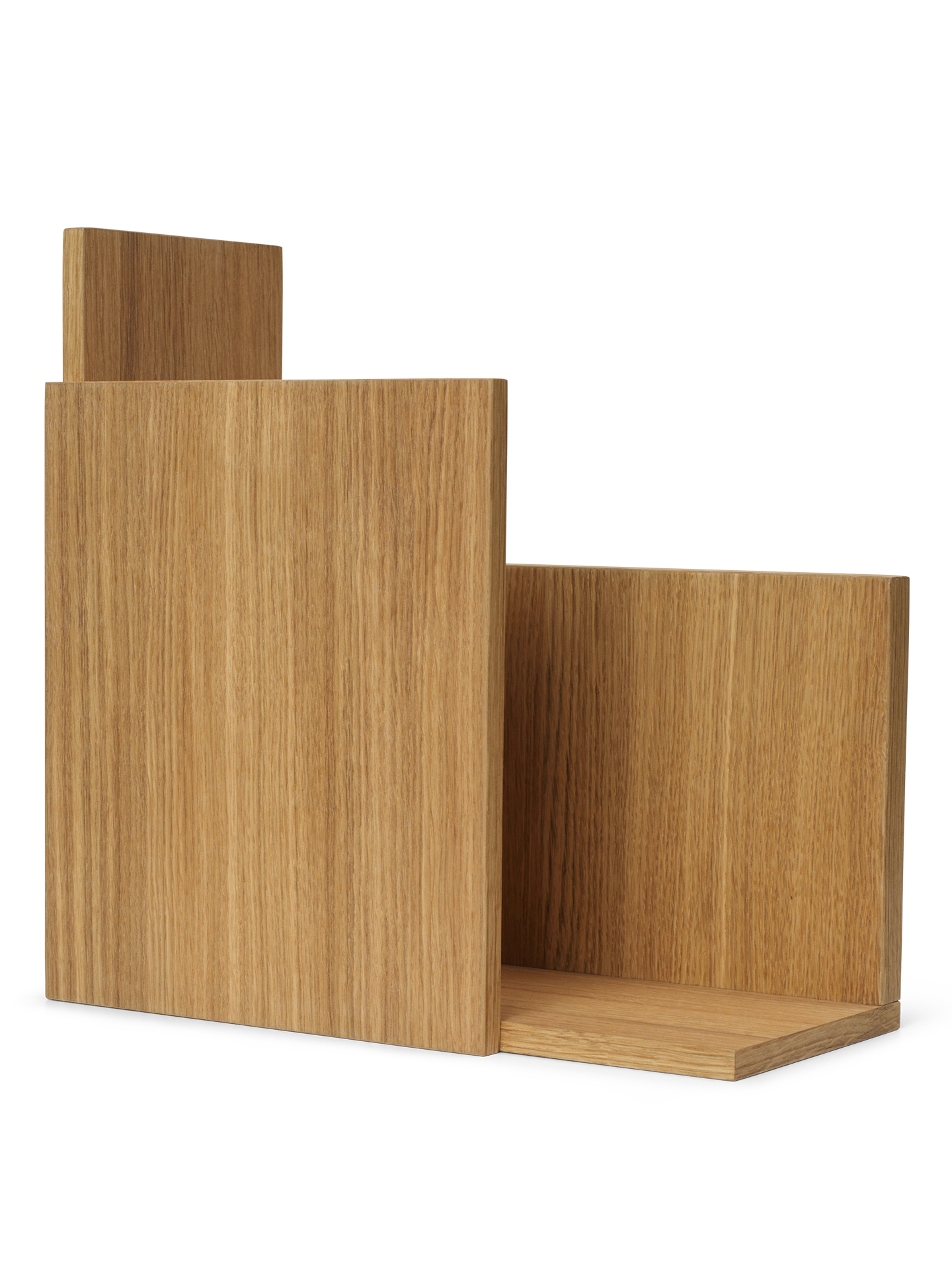 STAGGER SQUARE Hängeregal geöltes Eichensperrholz