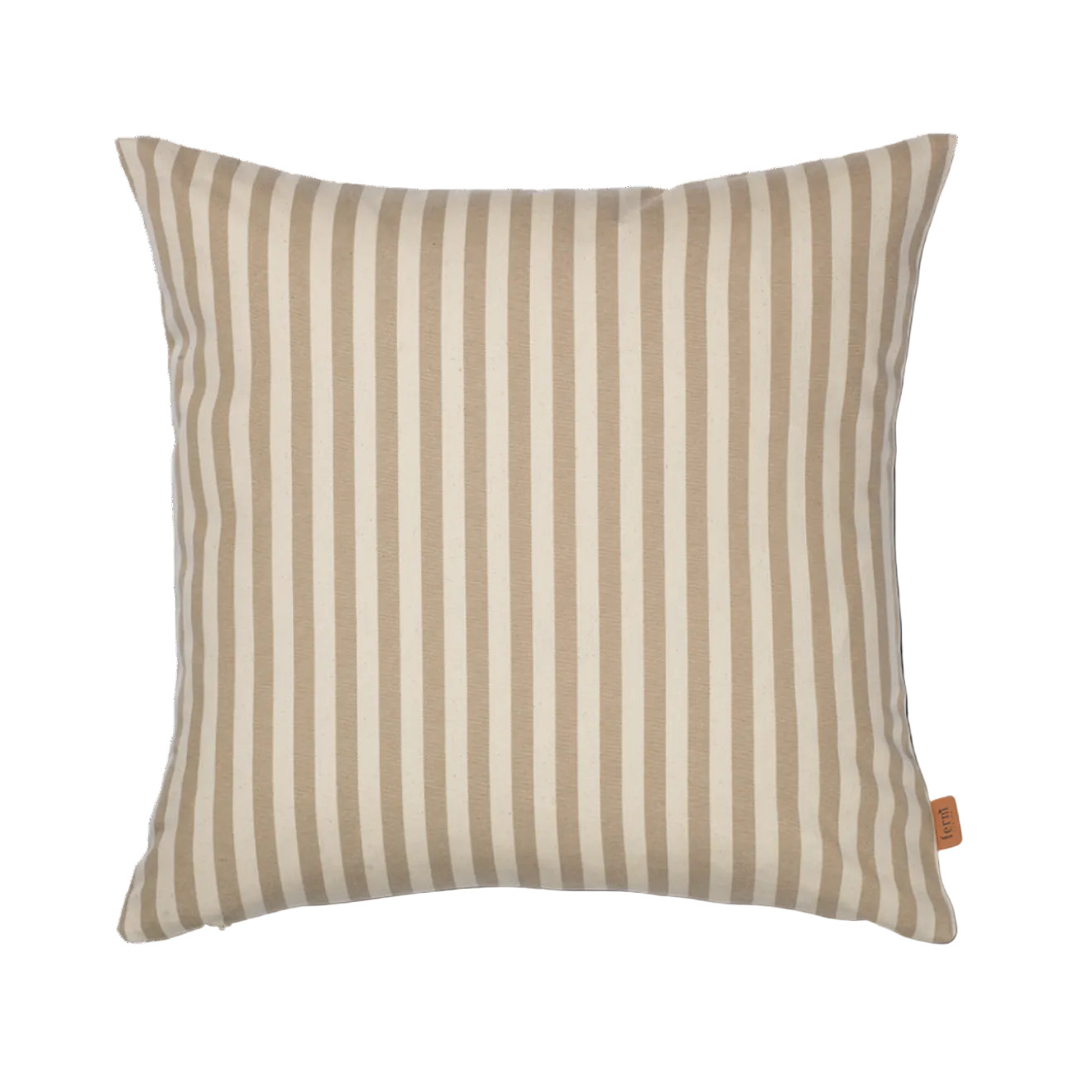 Kissenbezug STRAND beige mit Kaffee