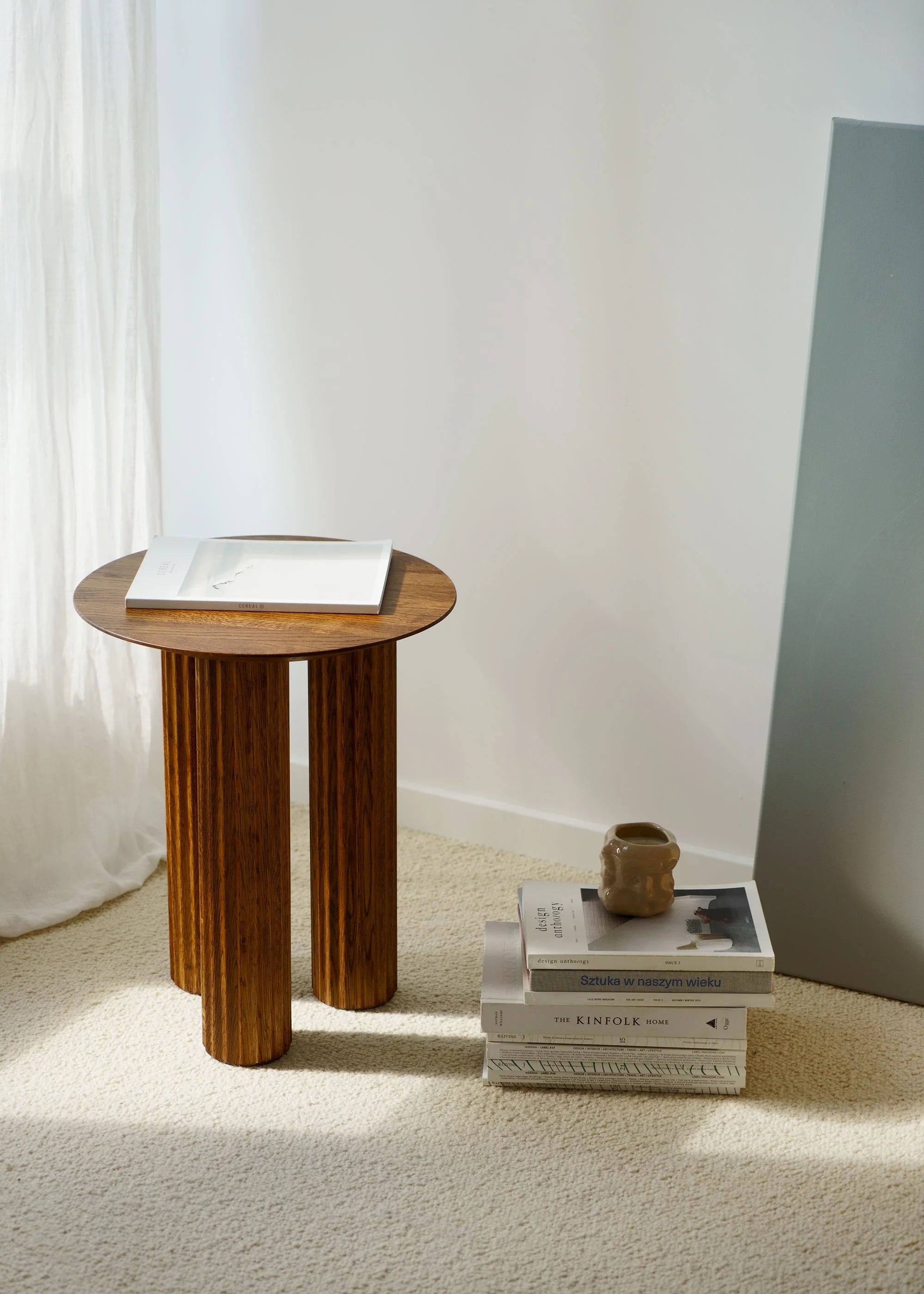 FILAR Side Table Dark Oak Wood