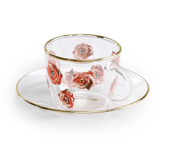 Filiżanka ROSES szklana Seletti Eye on Design