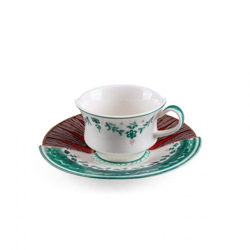 Filiżanka ze spodkiem HYBRID CHUCUITO porcelanowy Seletti Eye on Design