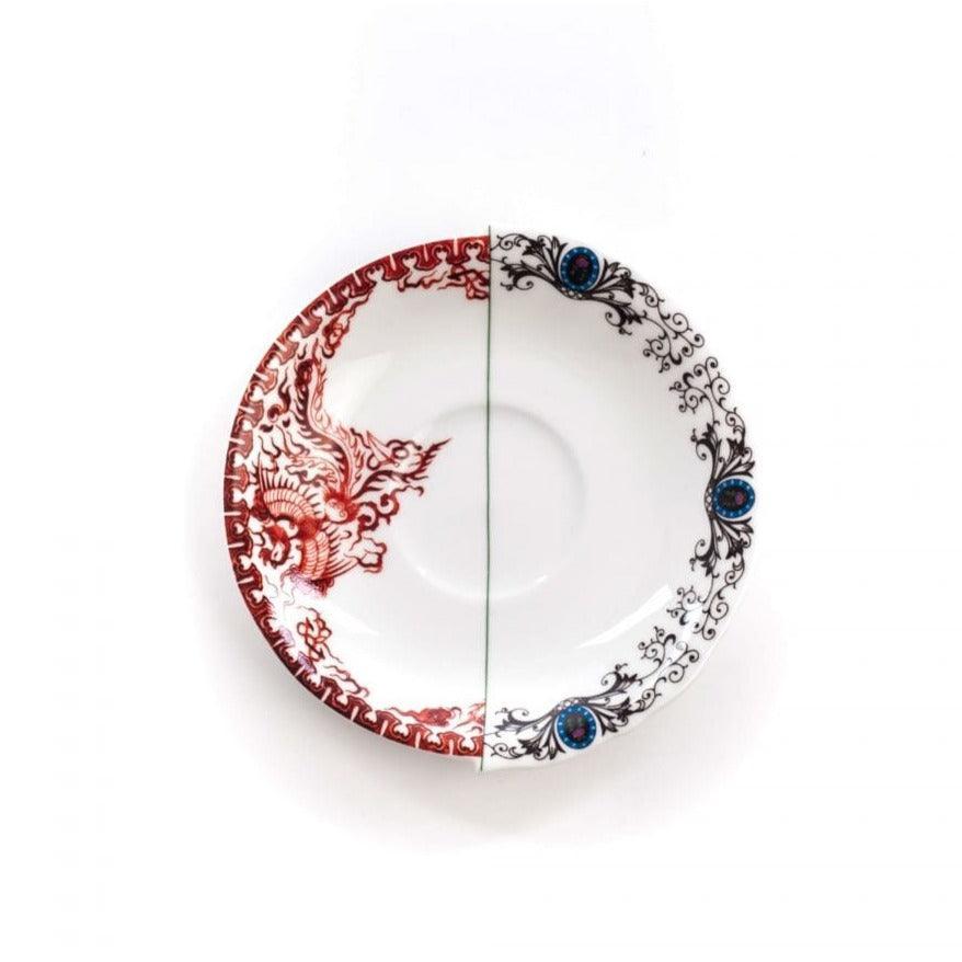 Filiżanka ze spodkiem HYBRID ZORA porcelanowy Seletti Eye on Design