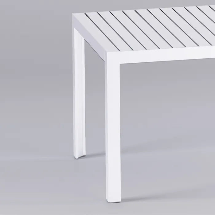 Kalimba white garden table