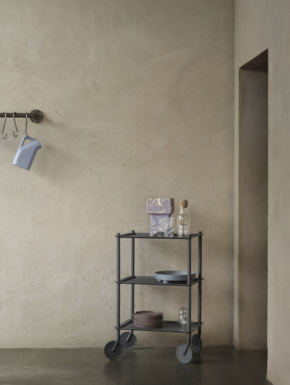 Karafka CORKY aus transparentem Glas